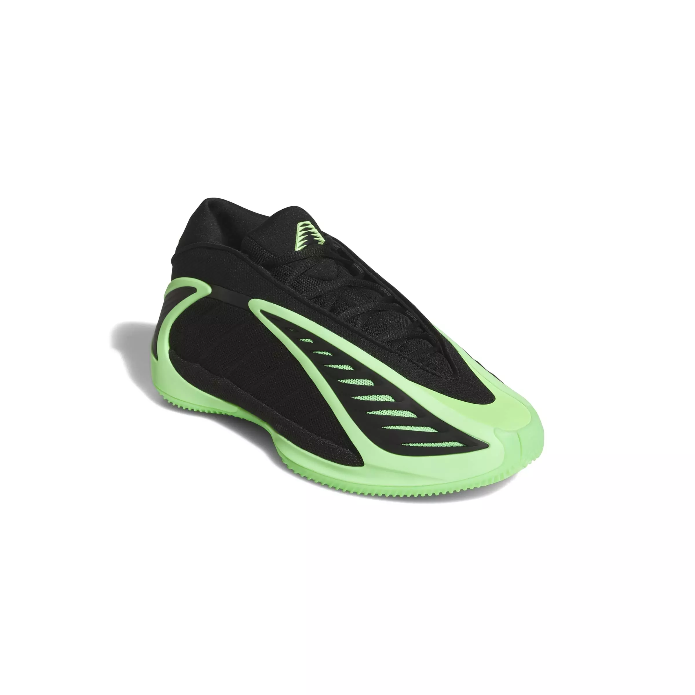 adidas Anthony Edwards 2 "Glow Green" Men's Basketball Shoe - BLACK/GREEN