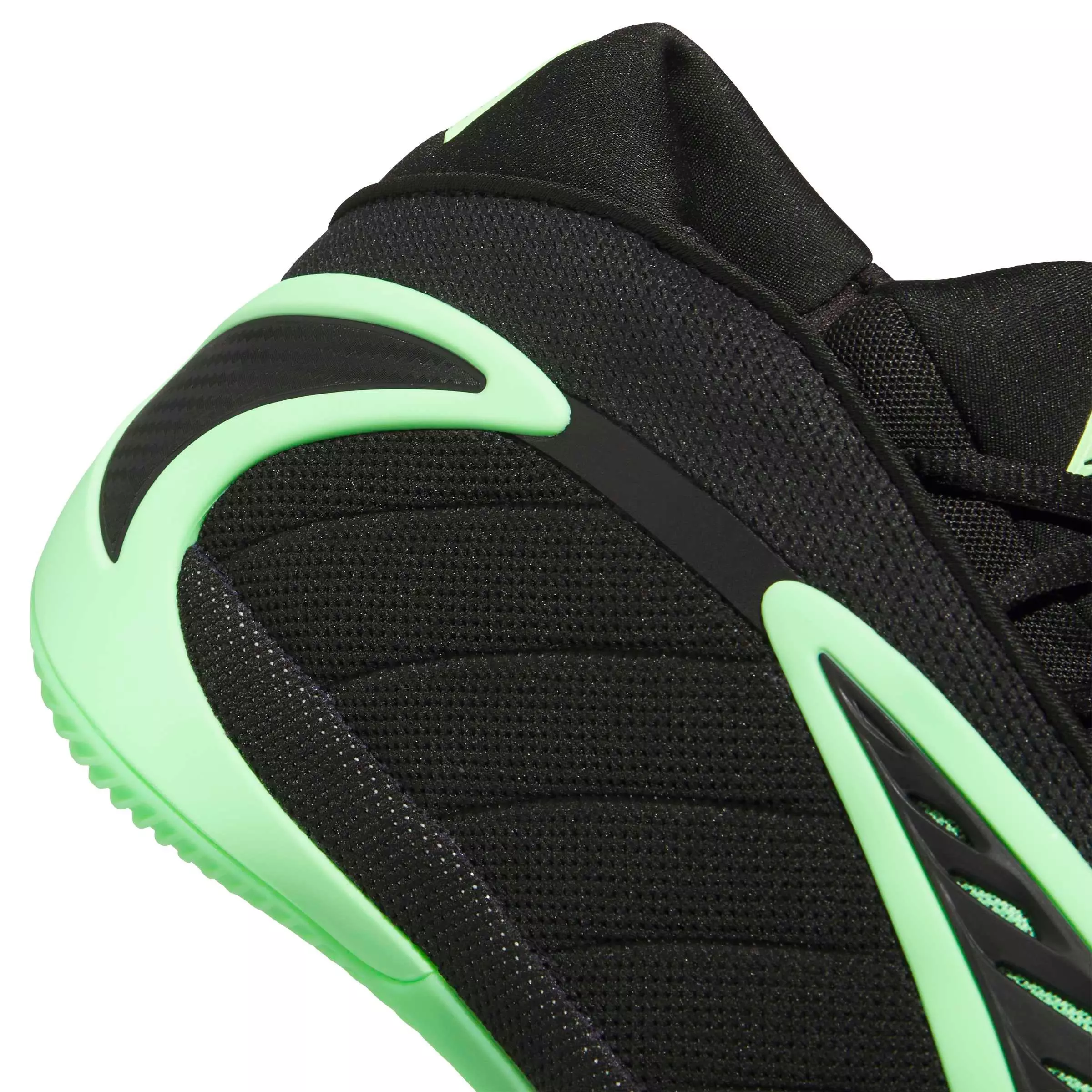 adidas Anthony Edwards 2 "Glow Green" Men's Basketball Shoe - BLACK/GREEN