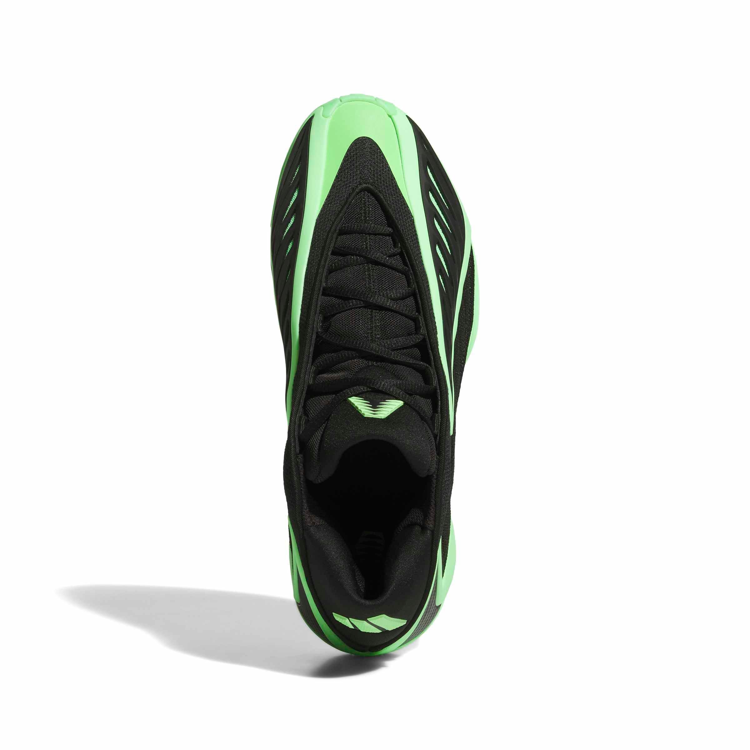 adidas Anthony Edwards 2 "Glow Green" Men's Basketball Shoe - BLACK/GREEN Thumbnail View 8