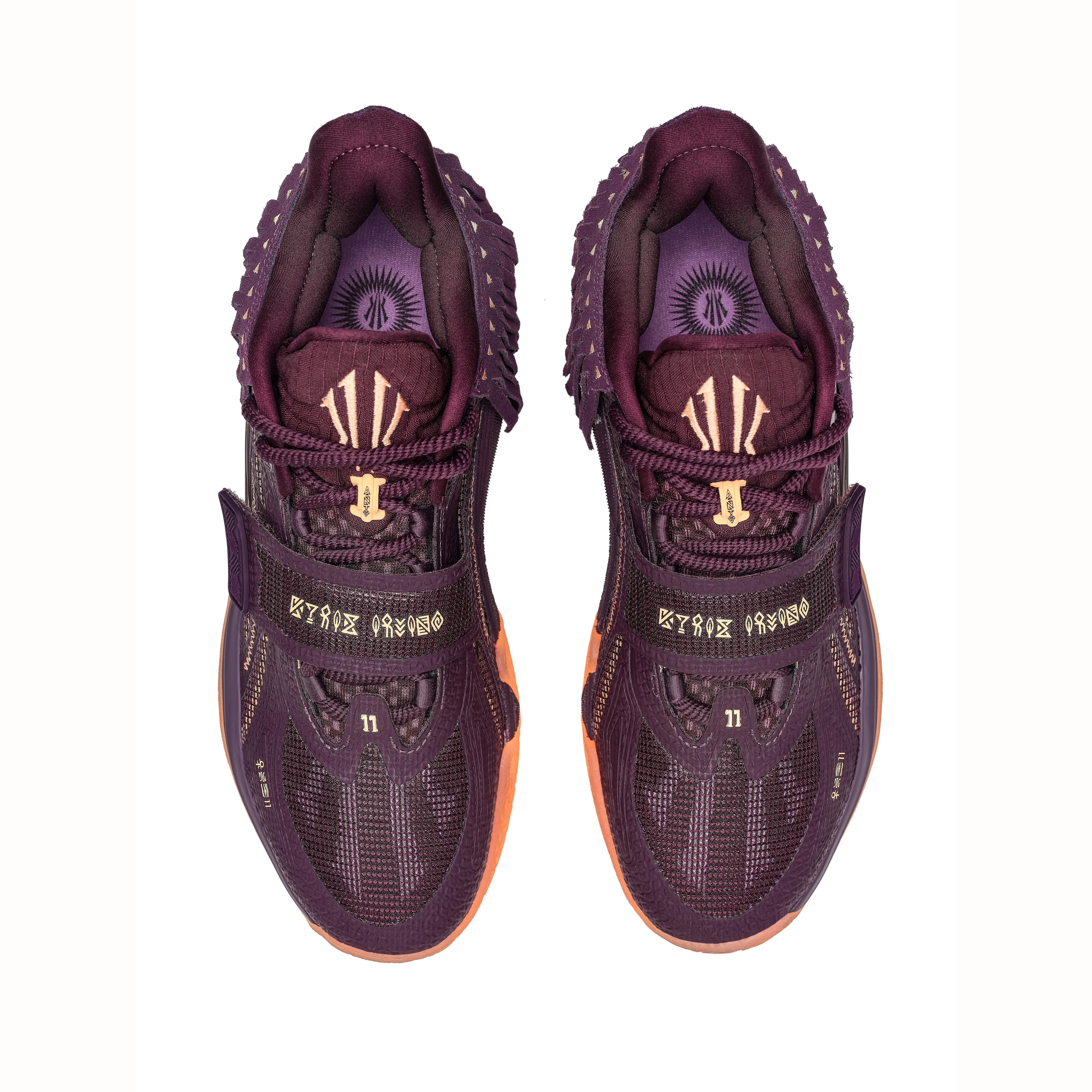ANTA KAI 1 CHIEF H&Eacute;L&Agrave; "Crown Jewel" Men's Basketball Shoe - BROWN Thumbnail View 9