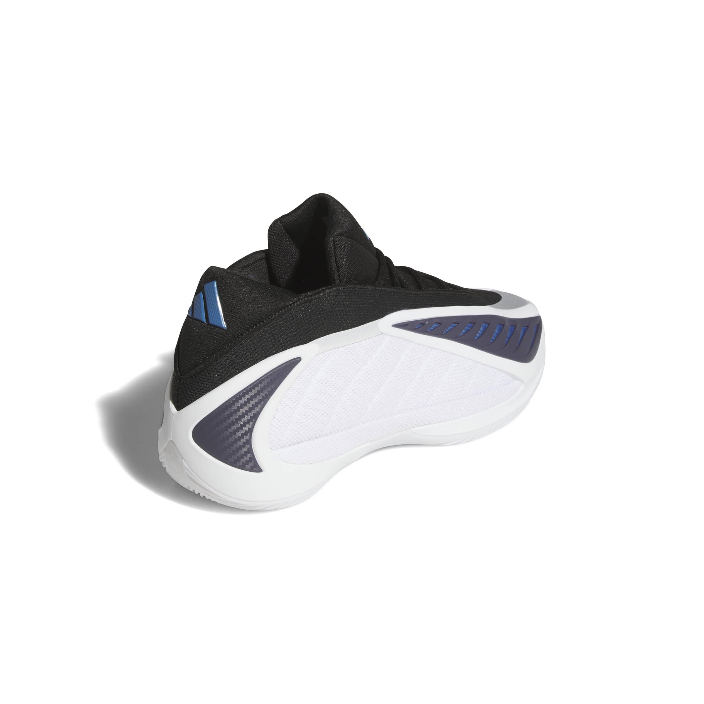 adidas Anthony Edwards 2 "Alphadawgs" Men's Basketball Shoe - WHITE/BLACK Thumbnail View 4