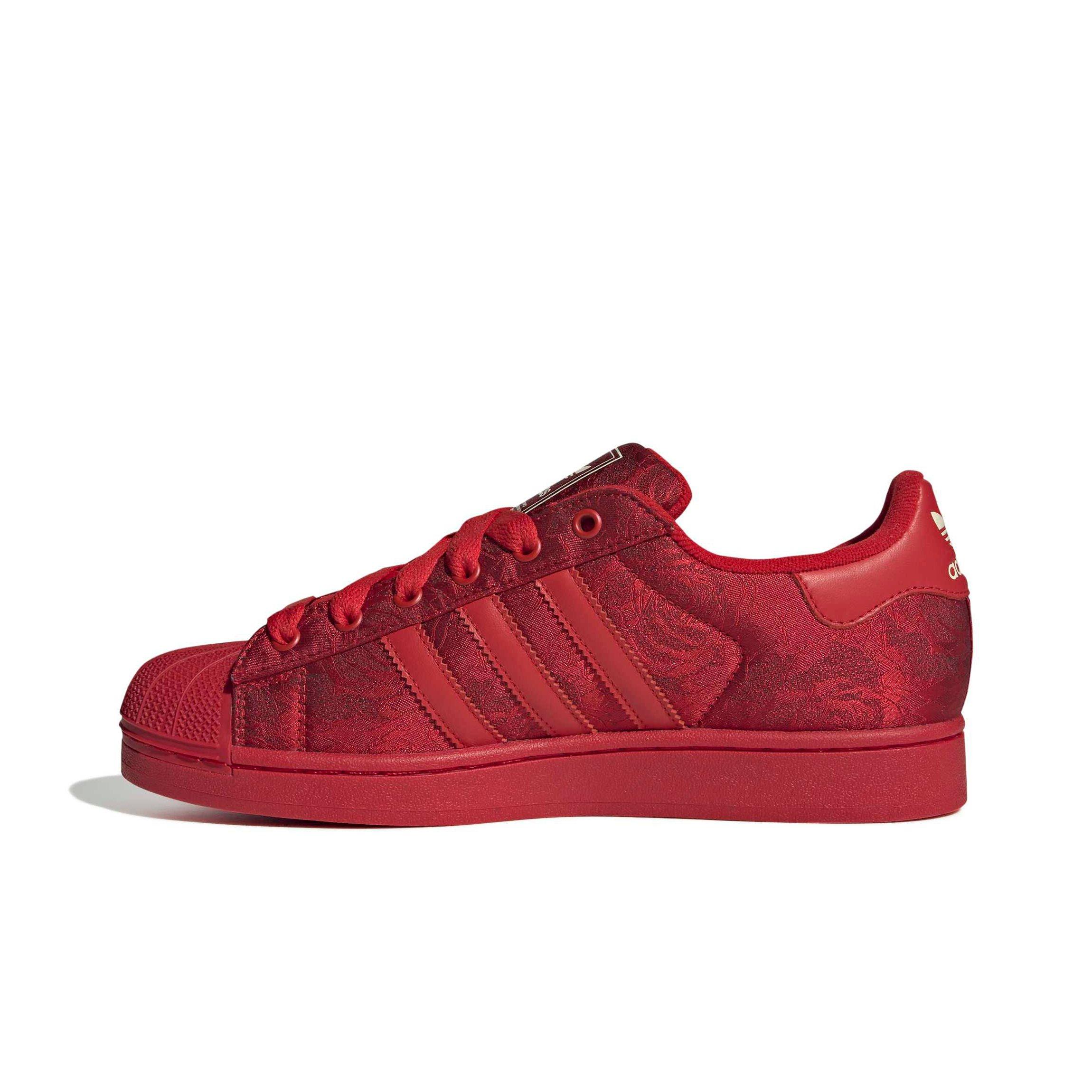 adidas Originals Superstar II "Better Scarlet/Wonder White" Women's Shoe - RED/WHITE Thumbnail View 2