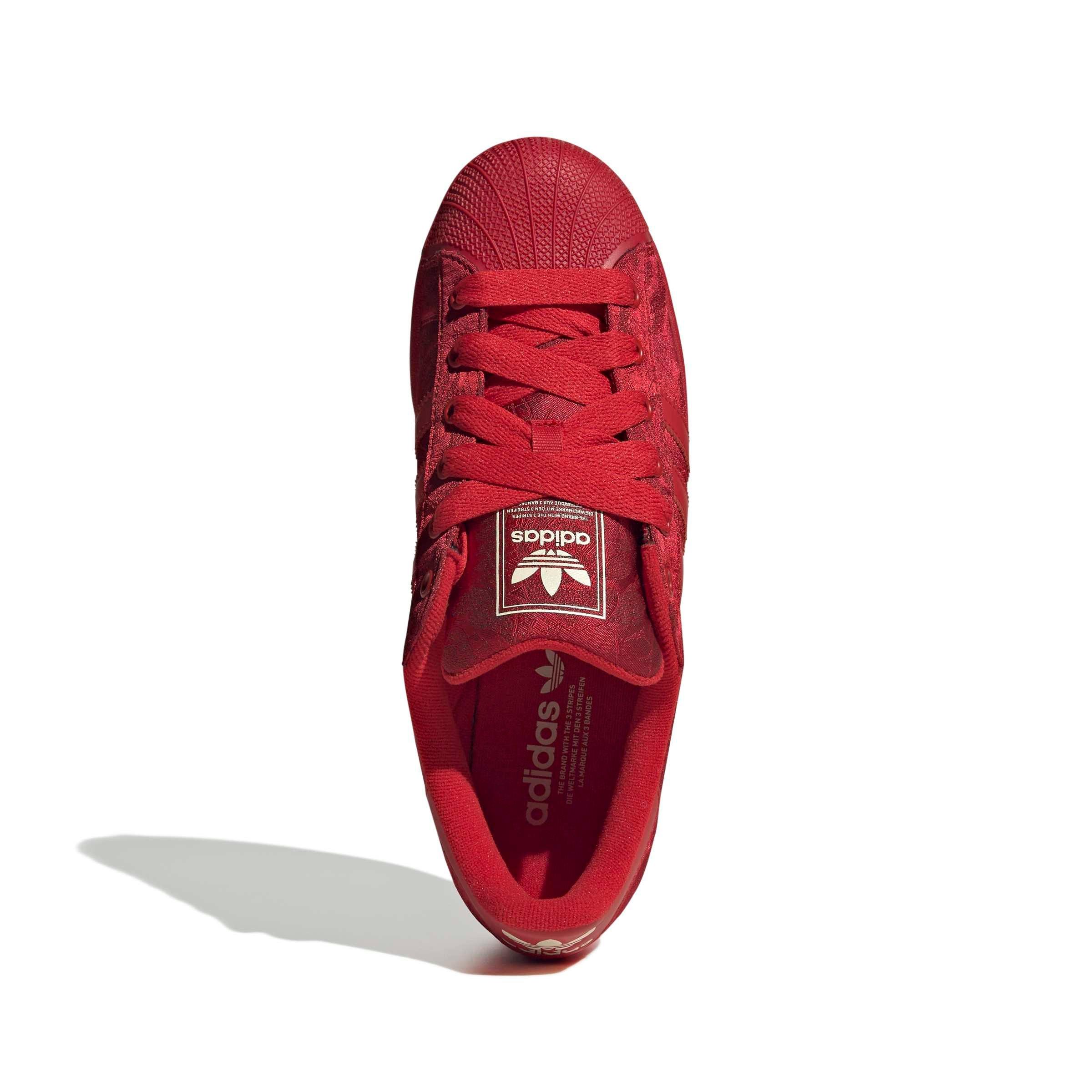 adidas Originals Superstar II "Better Scarlet/Wonder White" Men's Shoe - RED/WHITE Thumbnail View 3