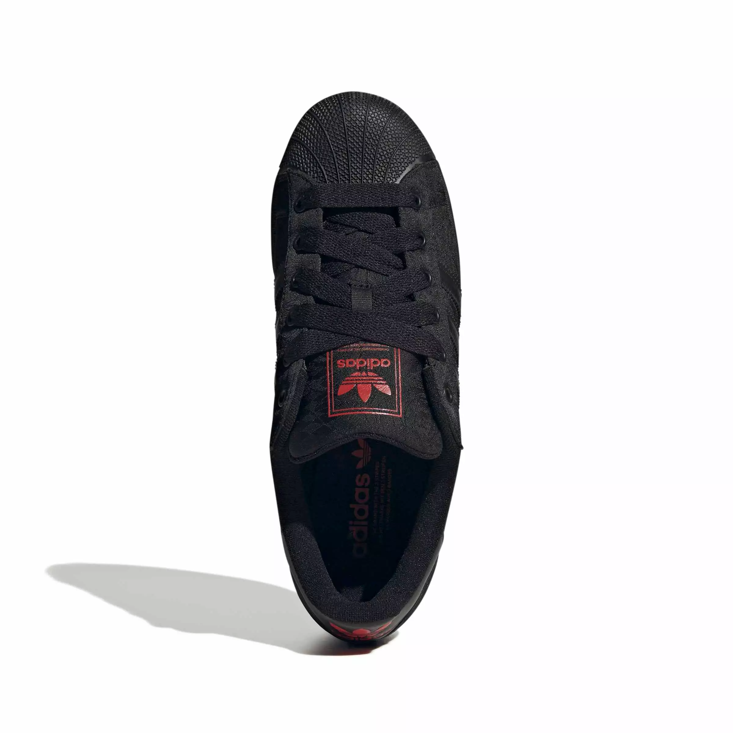 adidas Originals Superstar II "Core Black/Better Scarlet" Men's Shoe - BLACK/SCARLET