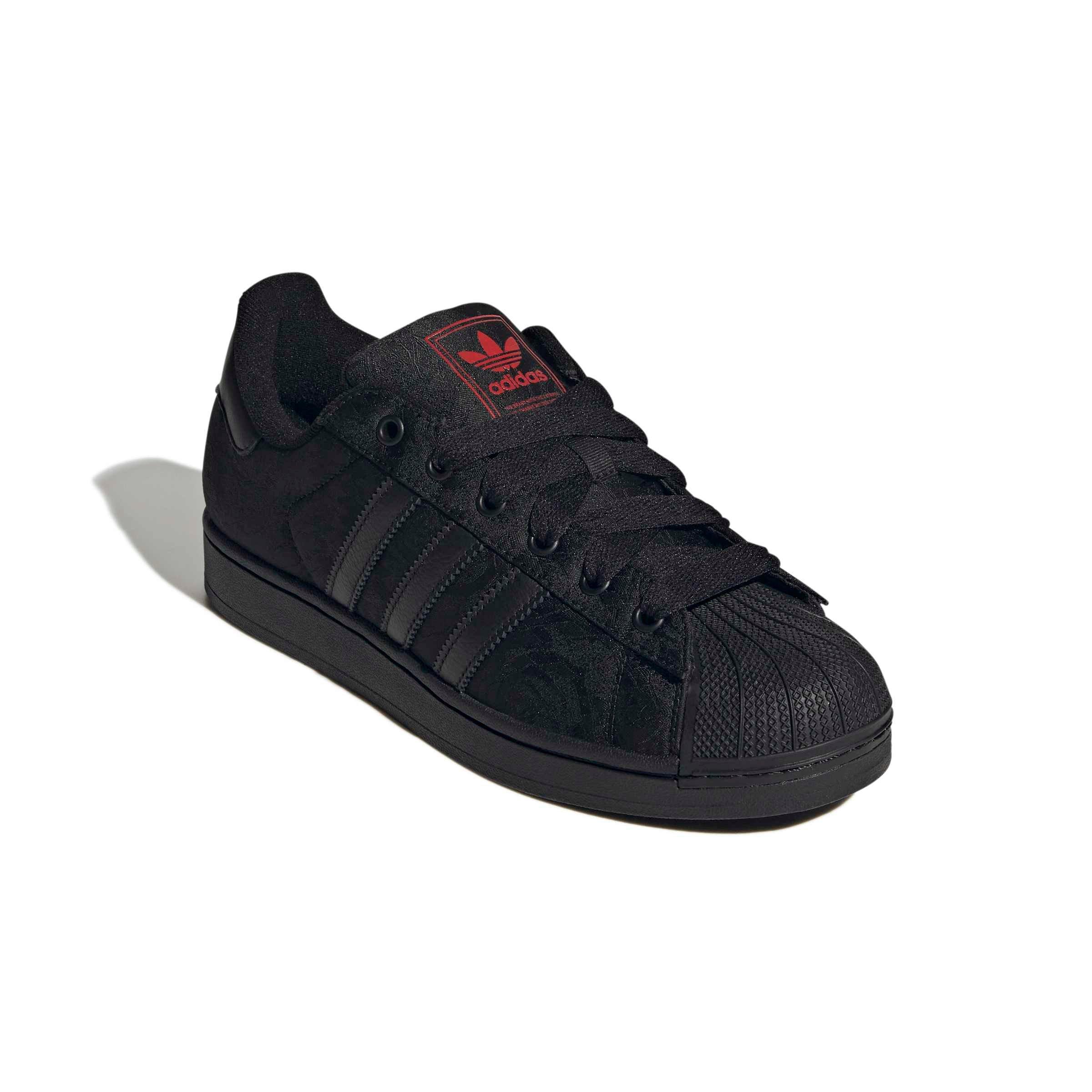 adidas Originals Superstar II "Core Black/Better Scarlet" Men's Shoe - BLACK/SCARLET Thumbnail View 5
