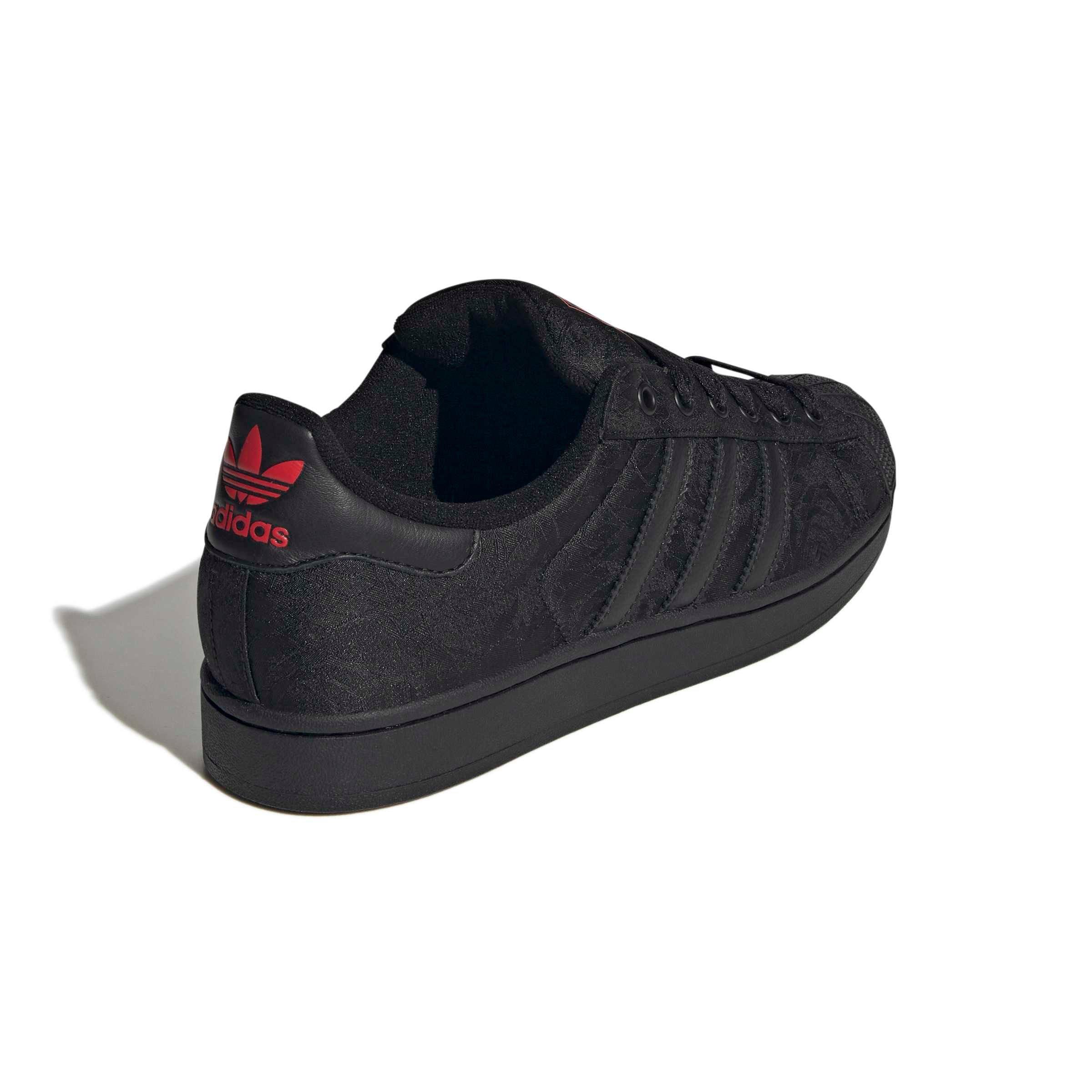 adidas Originals Superstar II "Core Black/Better Scarlet" Men's Shoe - BLACK/SCARLET Thumbnail View 6
