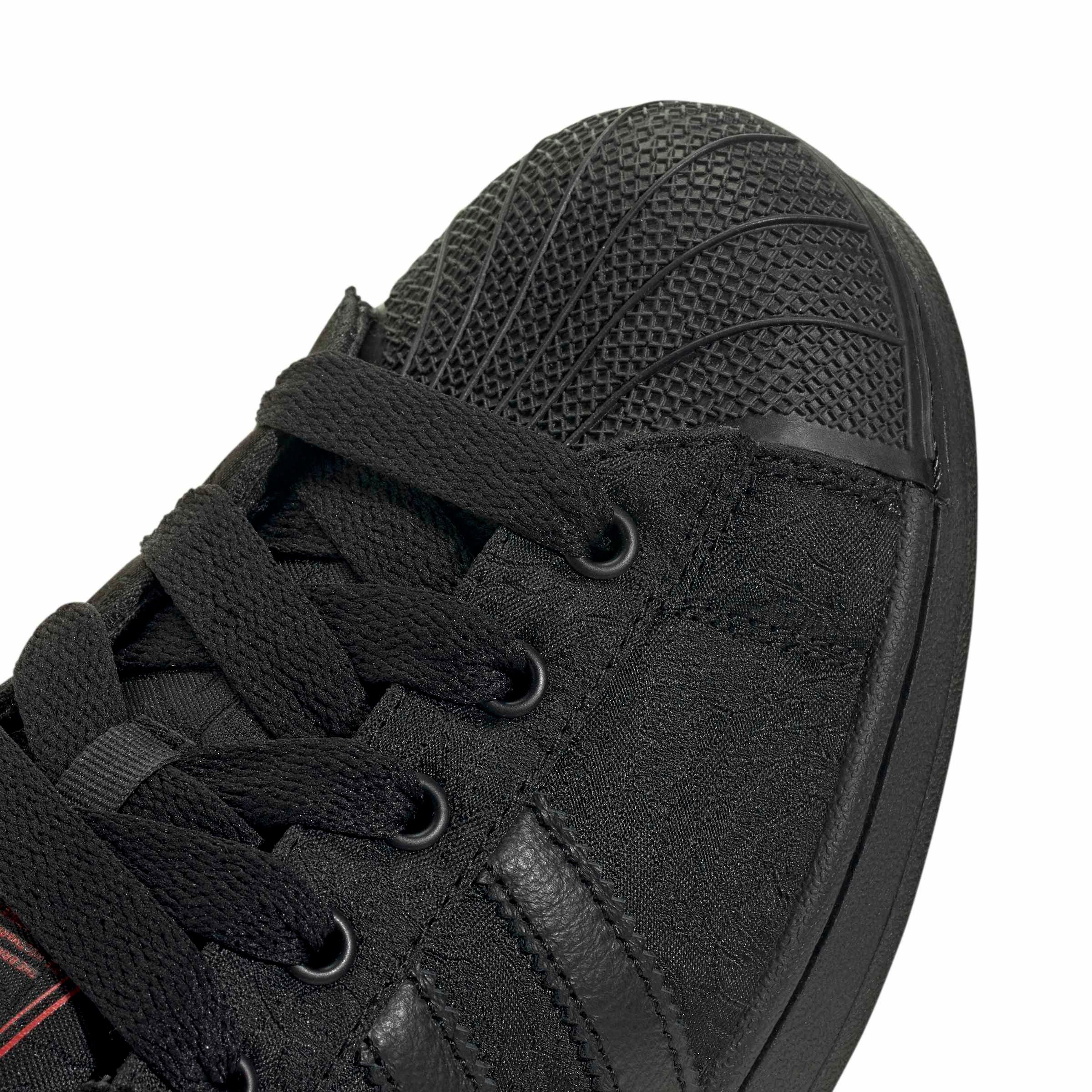 adidas Originals Superstar II "Core Black/Better Scarlet" Men's Shoe - BLACK/SCARLET Thumbnail View 7