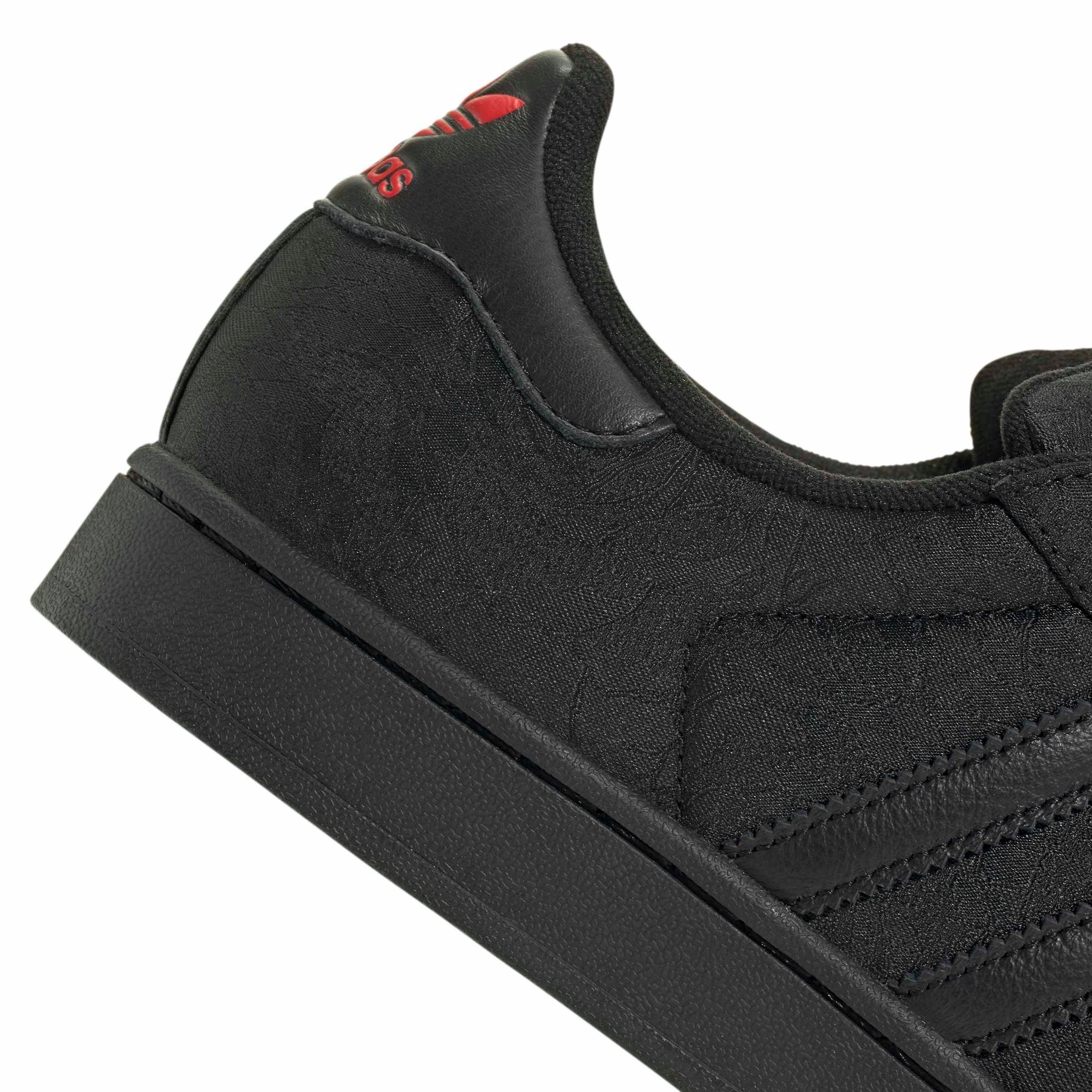 adidas Originals Superstar II "Core Black/Better Scarlet" Men's Shoe - BLACK/SCARLET Thumbnail View 8