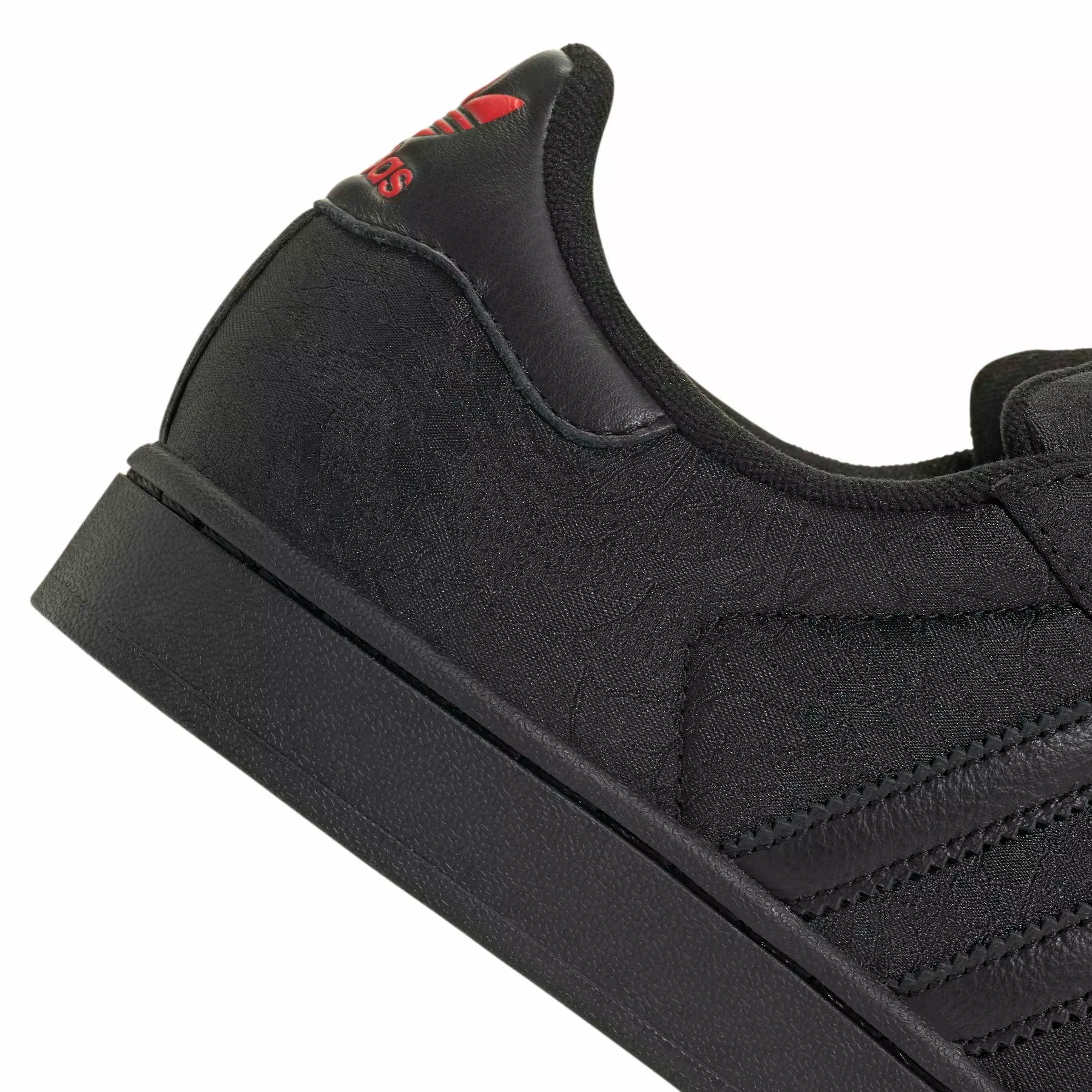 adidas Originals Superstar II "Core Black/Better Scarlet" Men's Shoe - BLACK/SCARLET