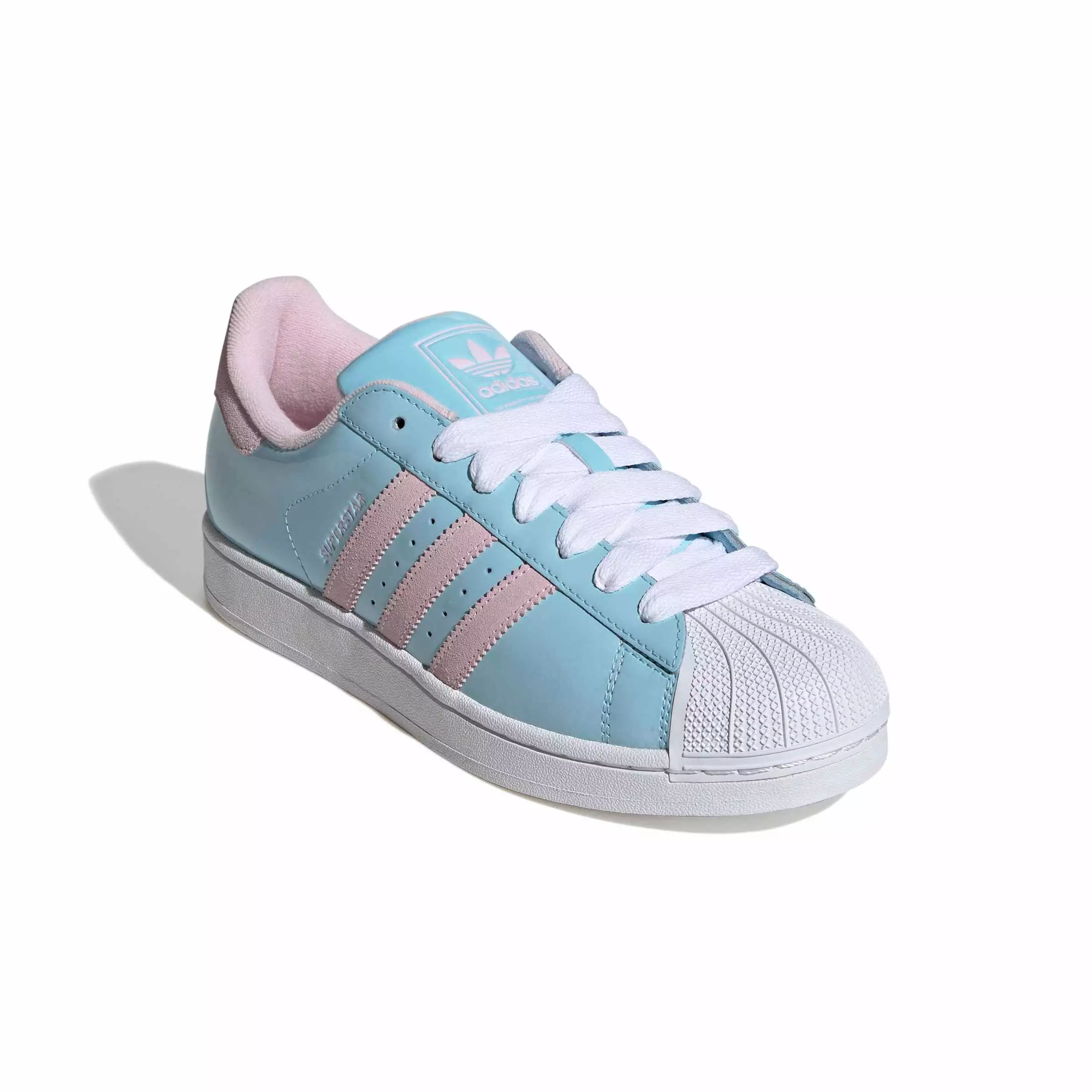 adidas Originals Superstar II "Icey Blue/Clear Pink" Men's Shoe - LT BLUE/WHITE