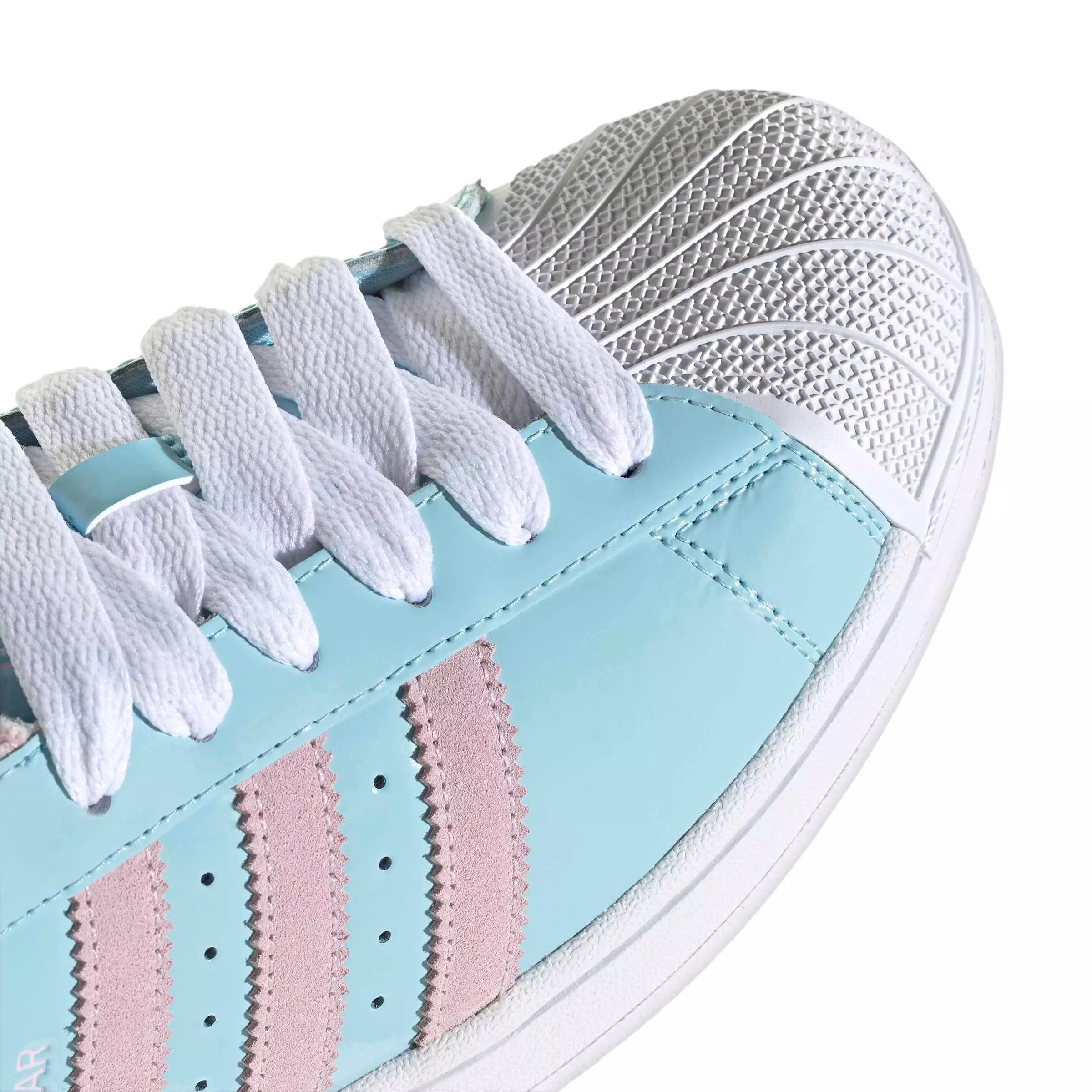 adidas Originals Superstar II "Icey Blue/Clear Pink" Men's Shoe - LT BLUE/WHITE