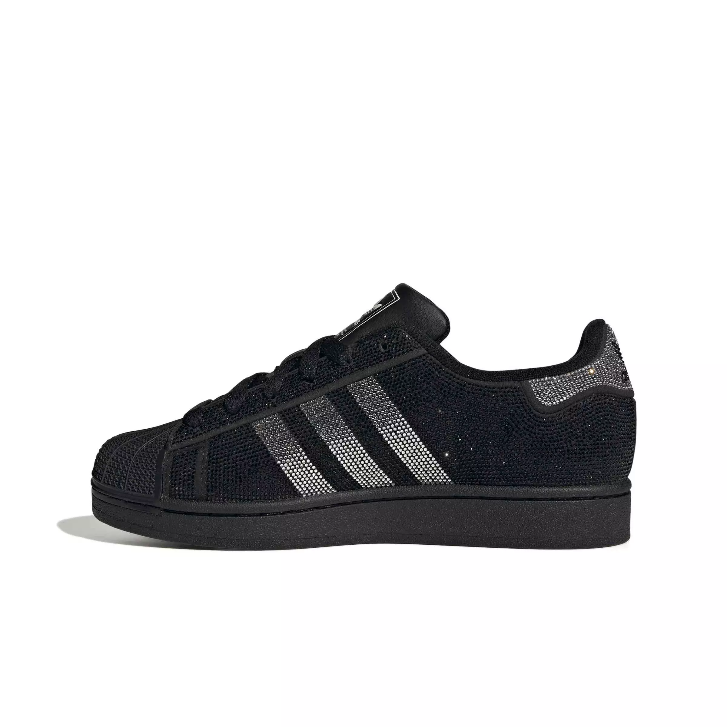 adidas Originals Superstar II "Rhinestone" Women's Shoe - BLACK/WHITE