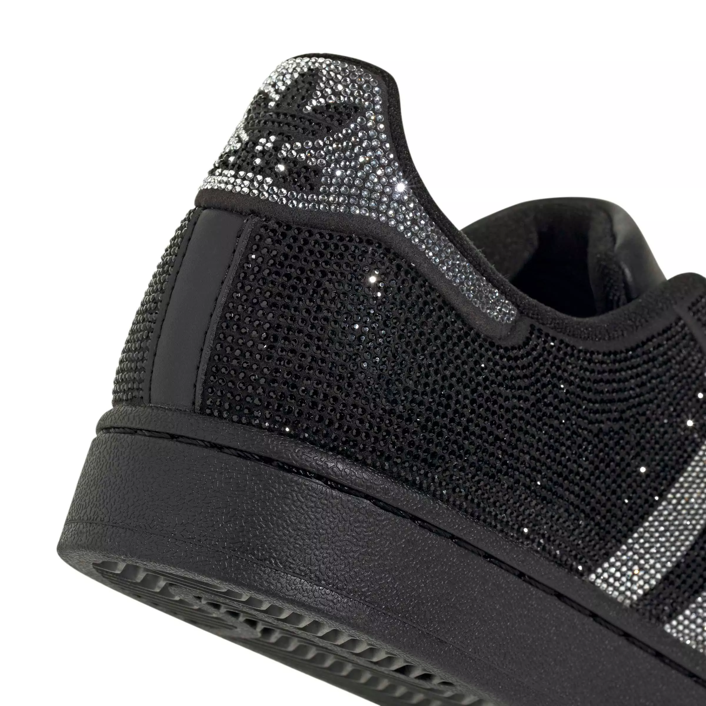 adidas Originals Superstar II "Rhinestone" Women's Shoe - BLACK/WHITE