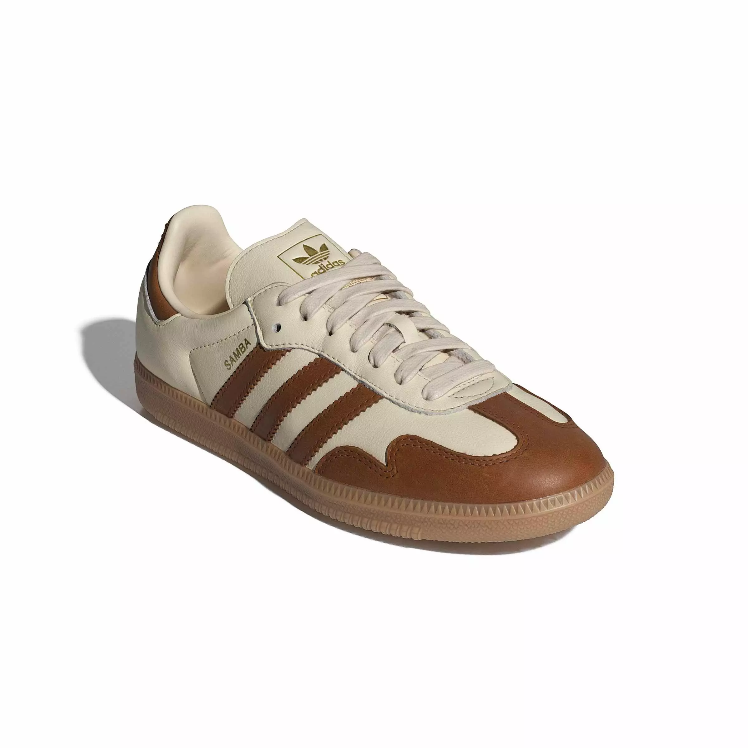 adidas Originals Samba OG "Wonder White/Dusky Bronze" Women's Shoe - WHITE/BROWN