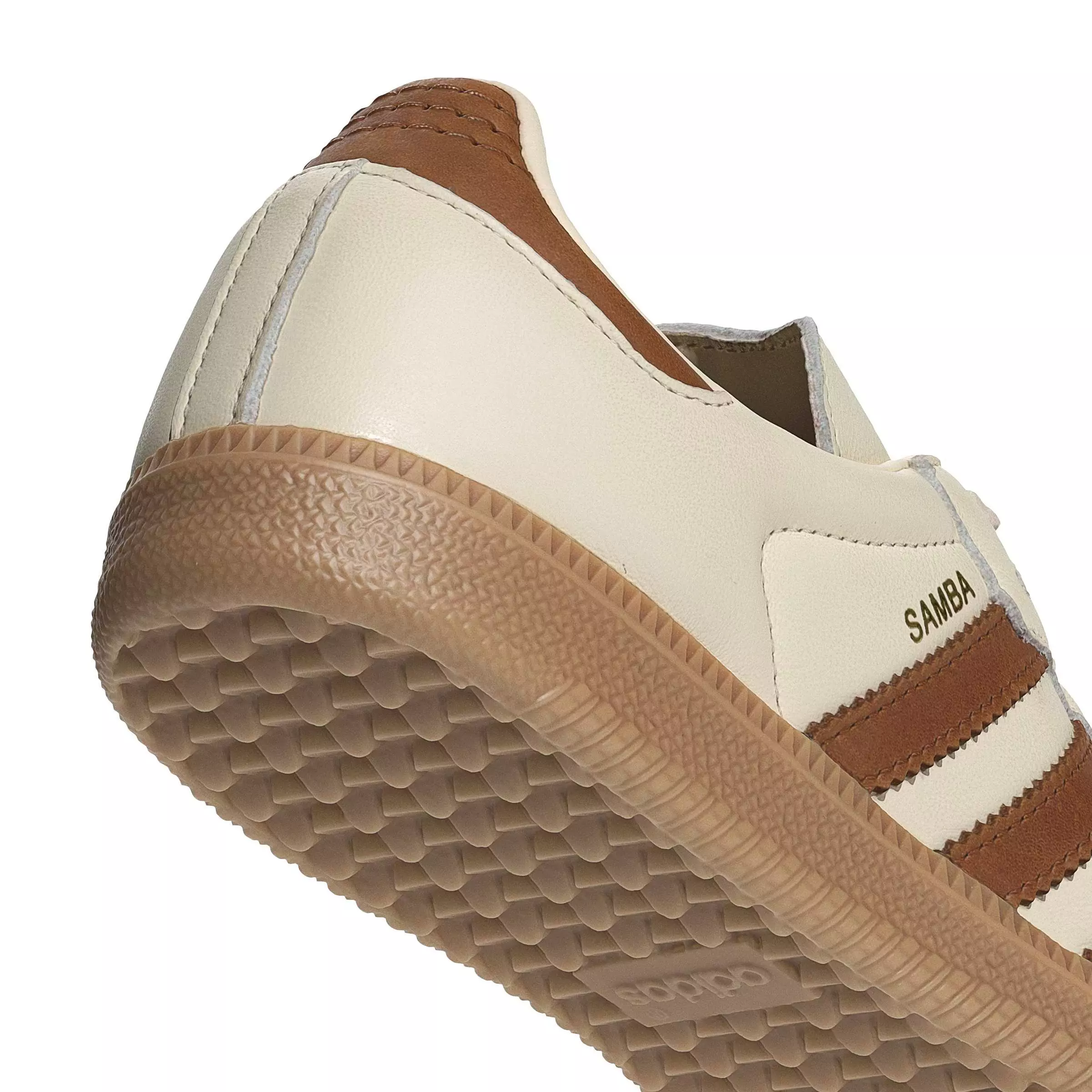 adidas Originals Samba OG "Wonder White/Dusky Bronze" Women's Shoe - WHITE/BROWN