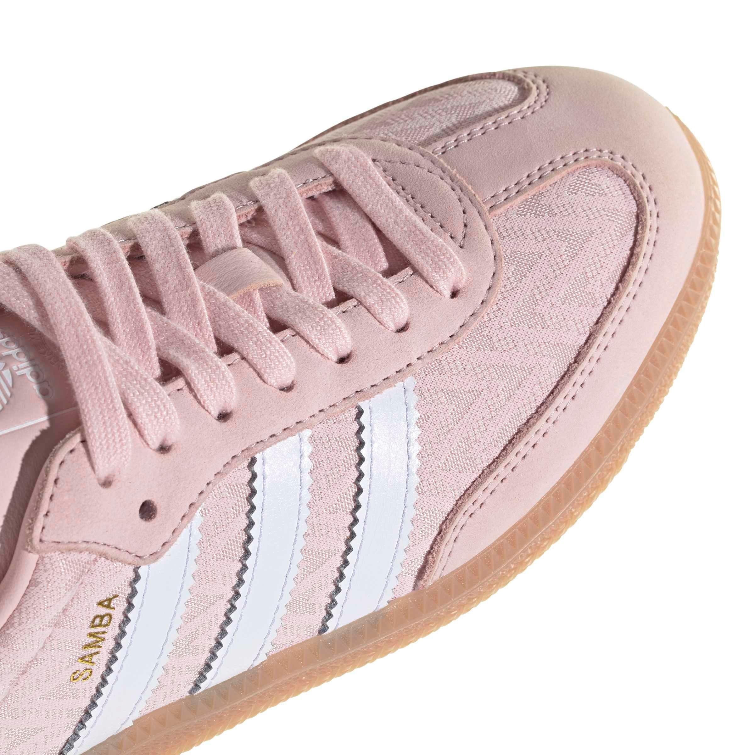 adidas Originals Samba OG "Sandy Pink/White/Gold Metallic" Women's Shoe - PINK/WHITE Thumbnail View 7