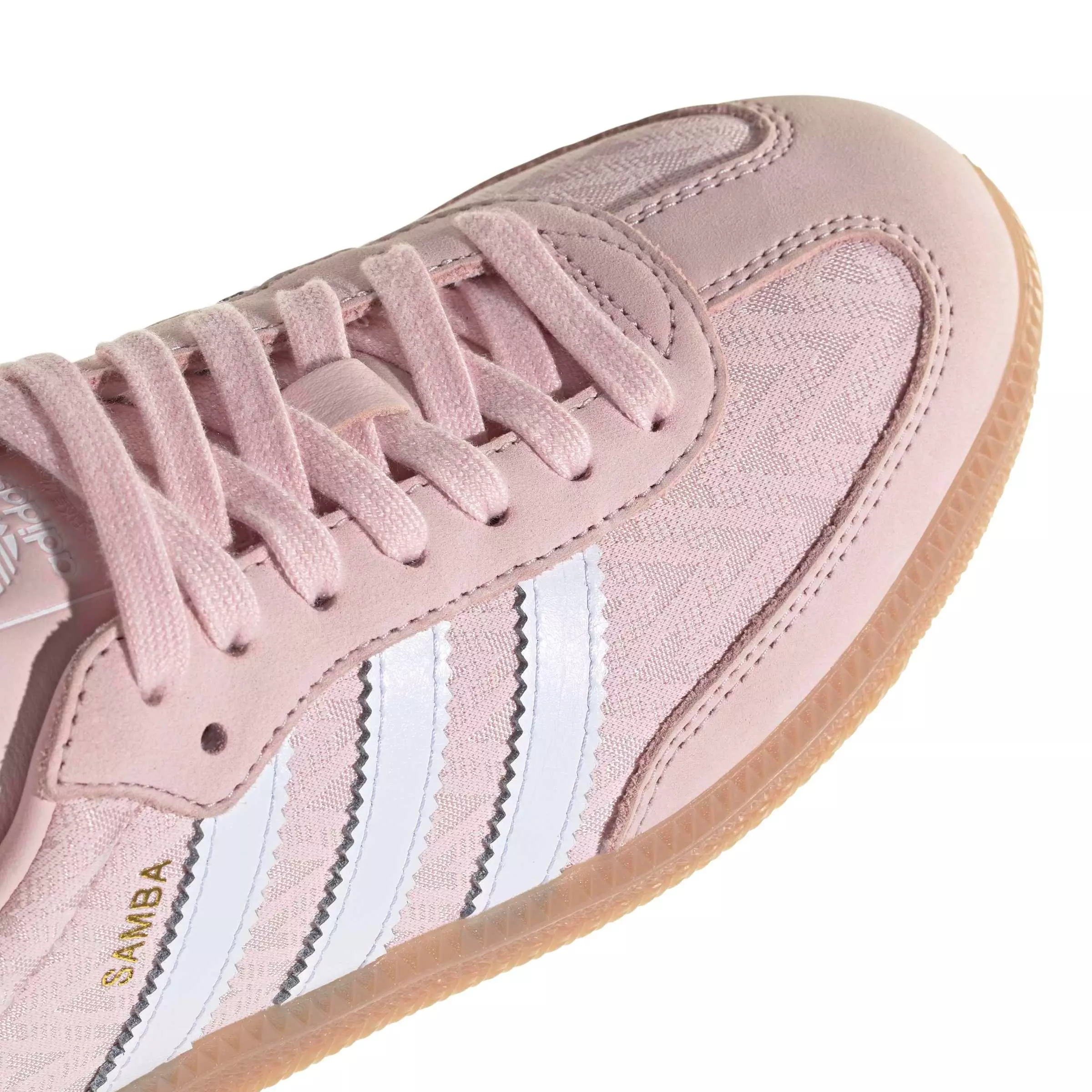 adidas Originals Samba OG "Sandy Pink/White/Gold Metallic" Women's Shoe - PINK/WHITE