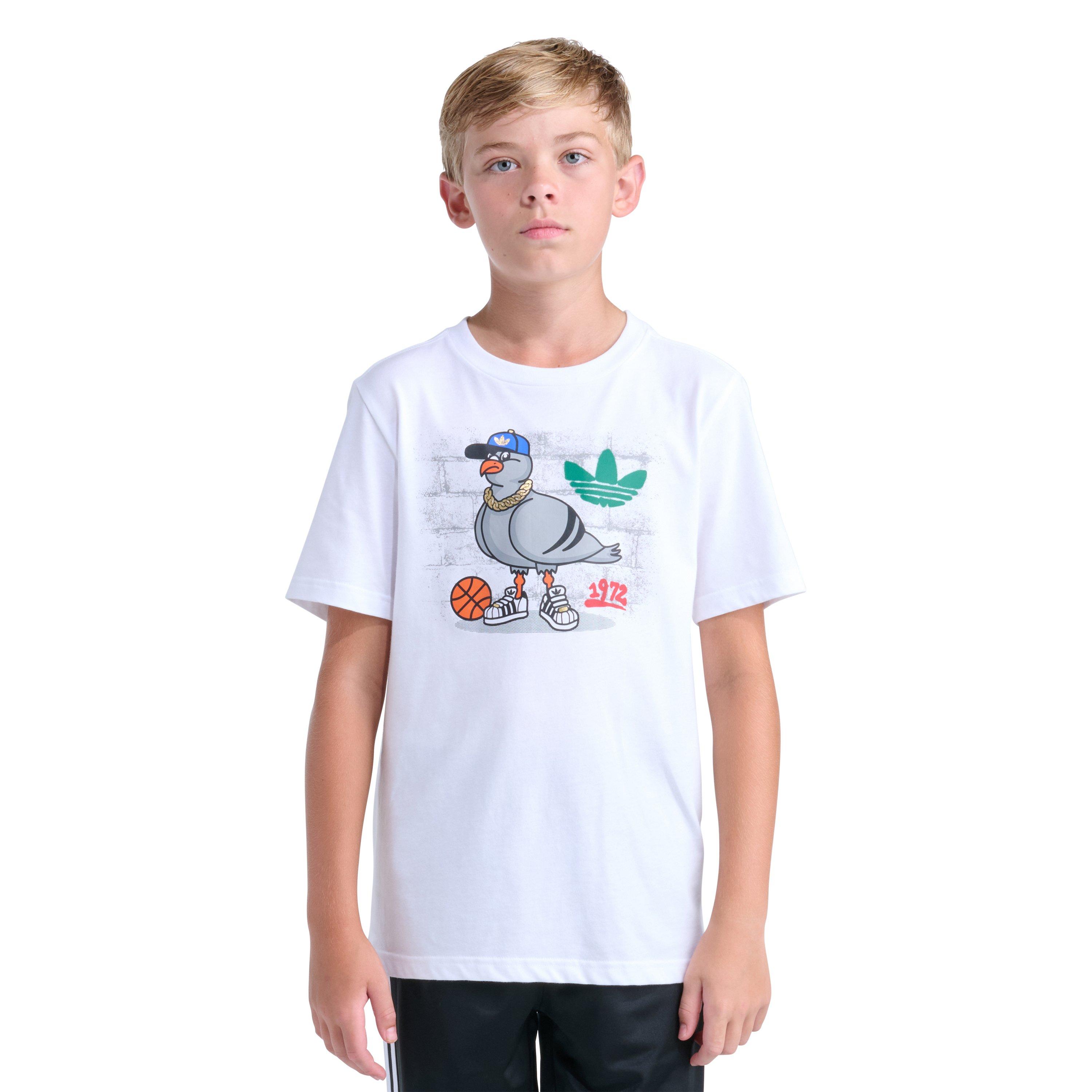 adidas Big Kids' Pigeon Tee - MULTI-COLOR Thumbnail View 1