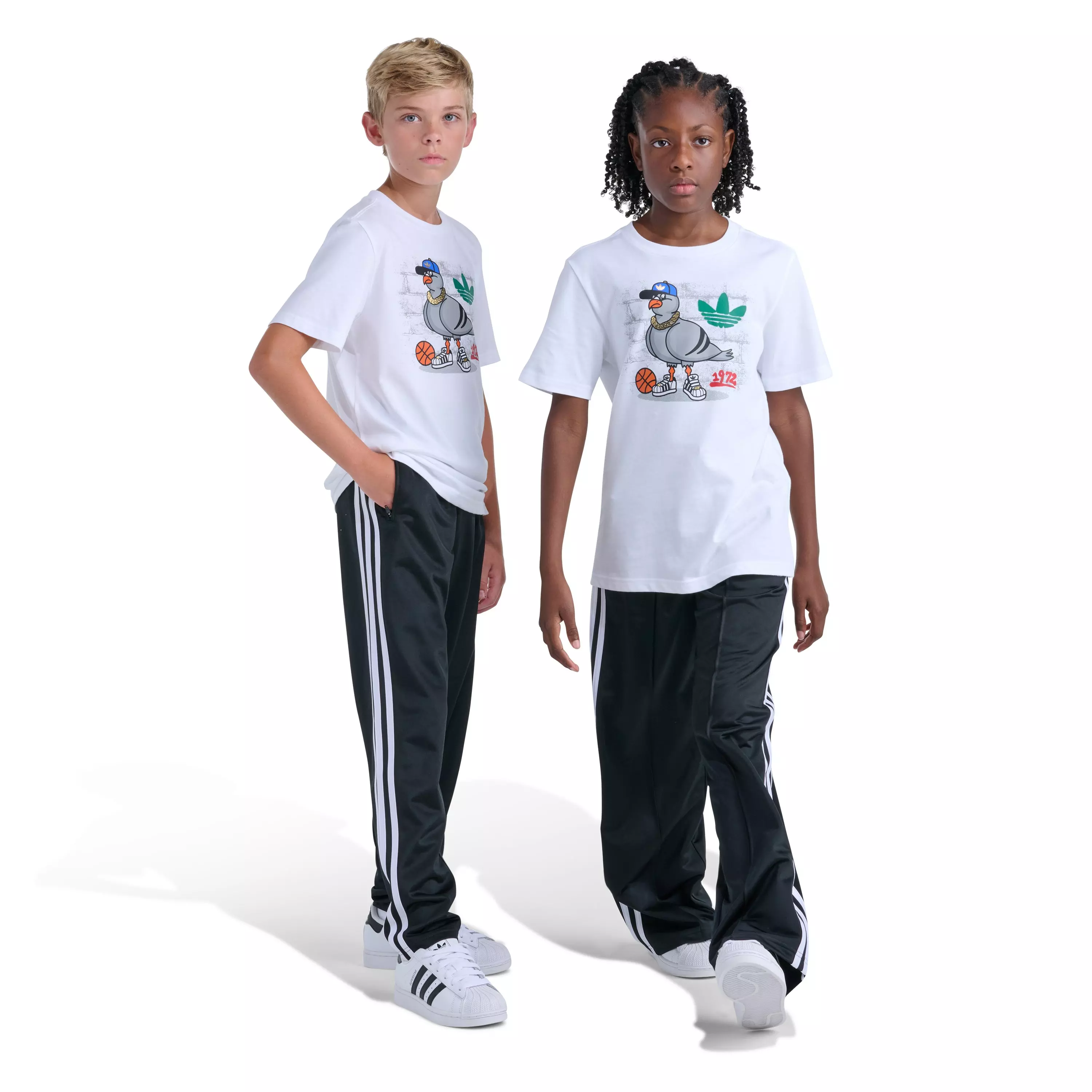adidas Big Kids' Pigeon Tee - MULTI-COLOR