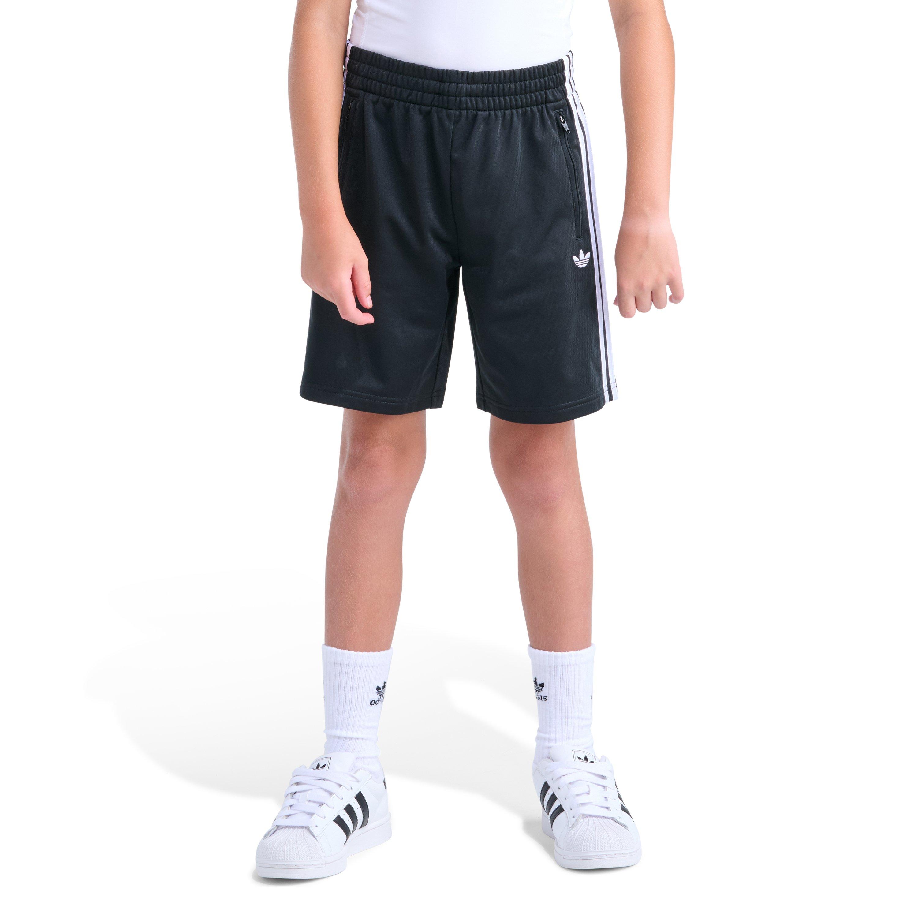 adidas Big Boys' Tricot Firebird Shorts - BLACK/WHITE Thumbnail View 1