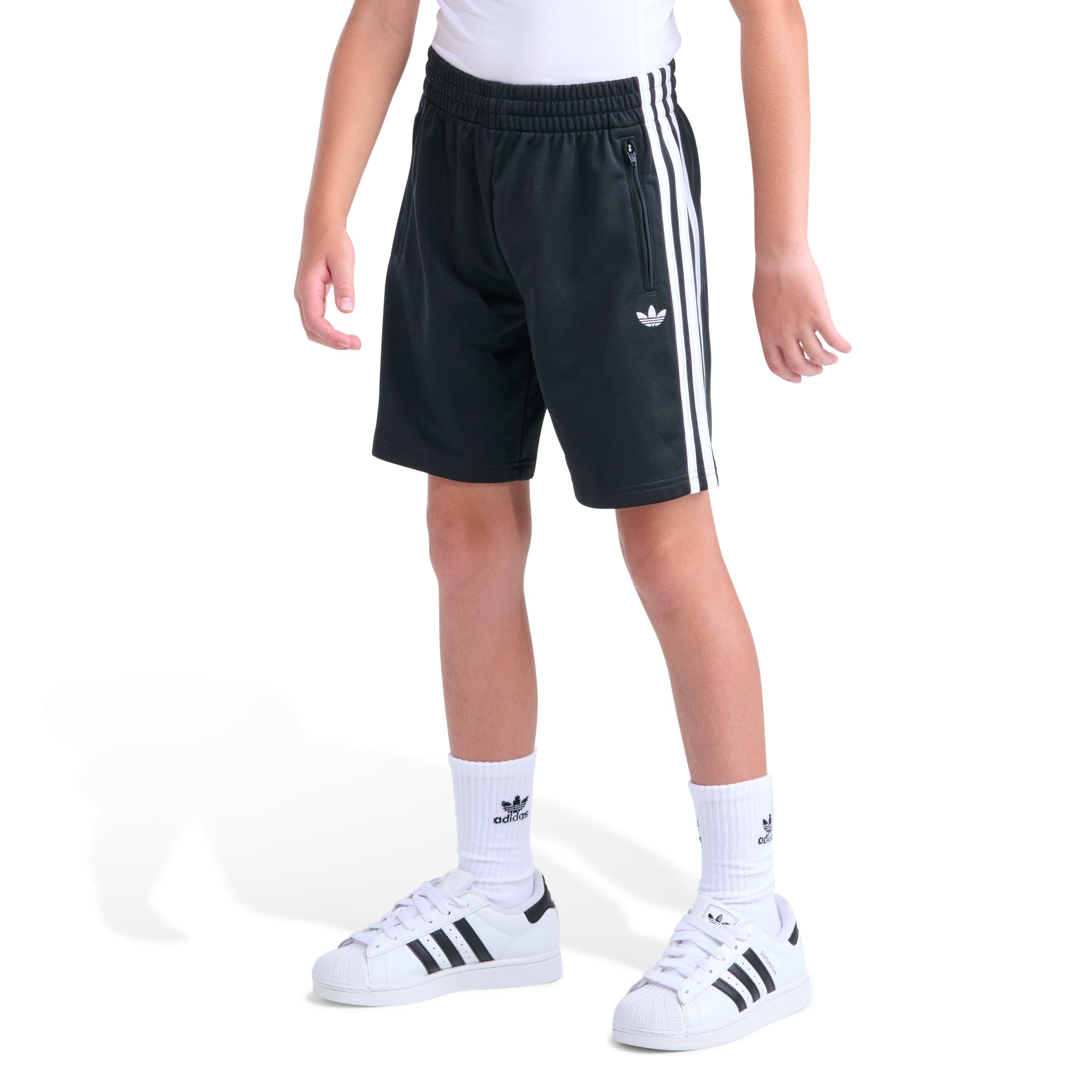 adidas Big Boys' Tricot Firebird Shorts - BLACK/WHITE Thumbnail View 3