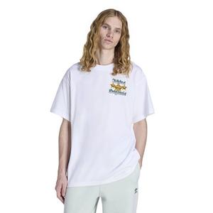 adidas Men's Triple Stars Tee - White/Gold