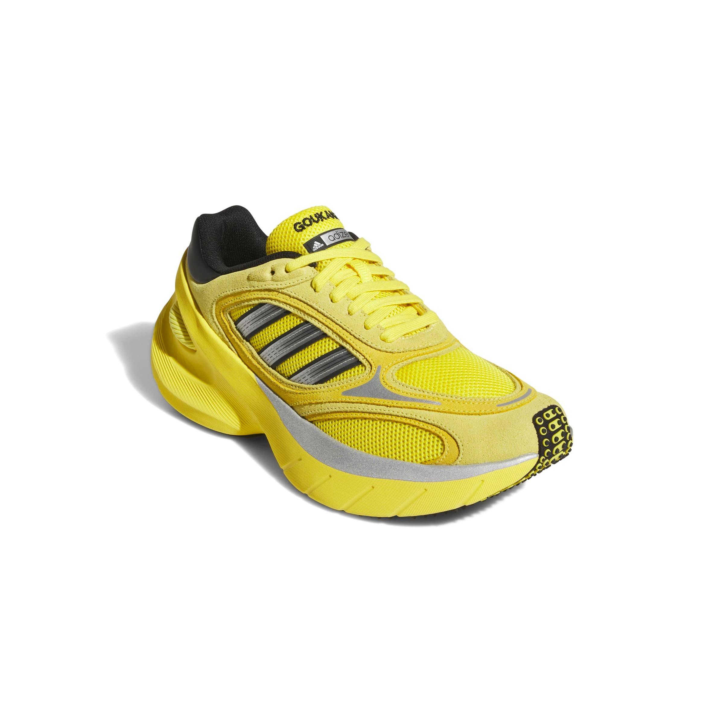 adidas Originals Adizero Goukana "Light Yellow/Core Black" Men's Shoe - YELLOW/BLACK Thumbnail View 5