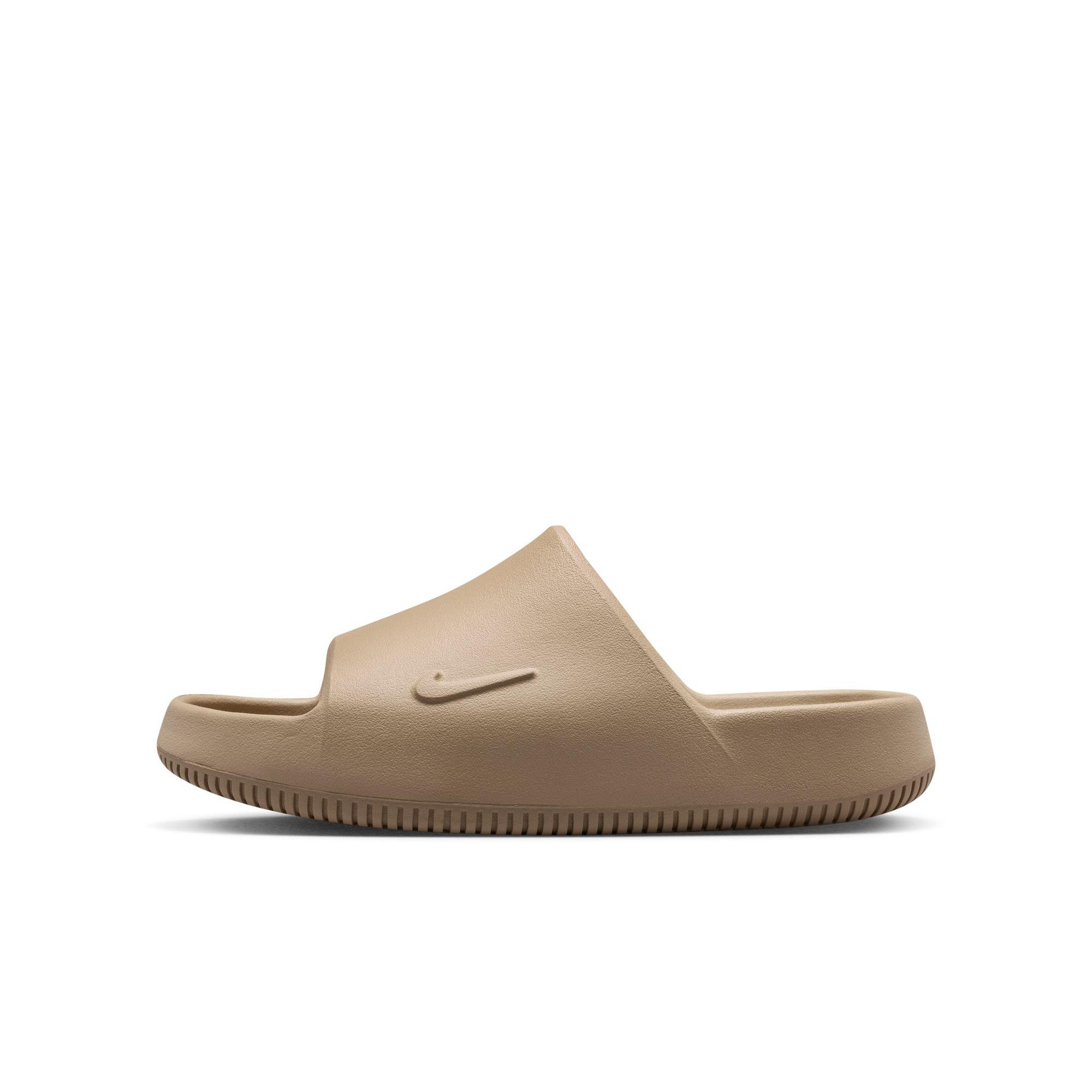 Nike Calm 2.0 "Linen" Grade School Kids' Slide - TAN Thumbnail View 3