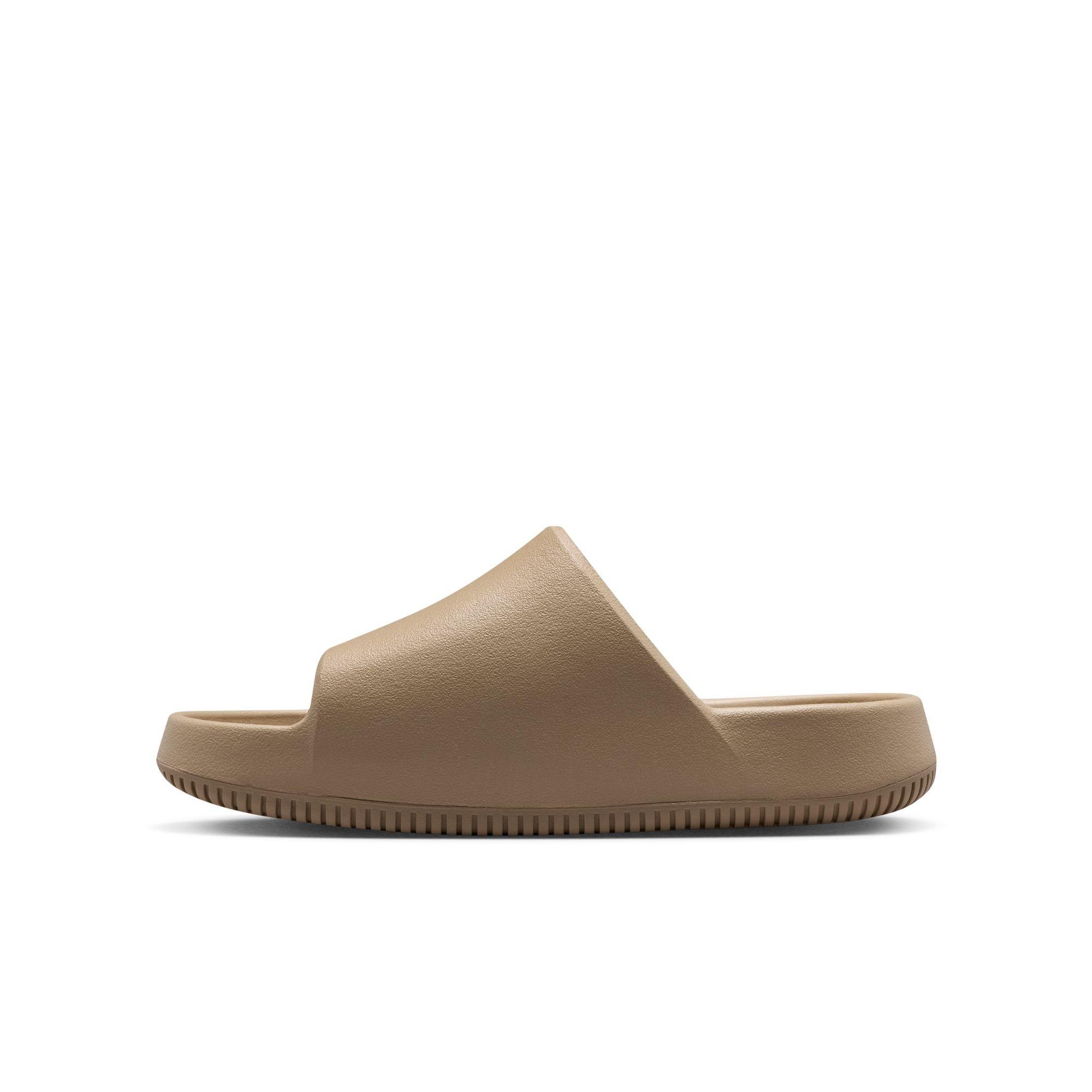 Nike Calm 2.0 "Linen" Grade School Kids' Slide - TAN Thumbnail View 4