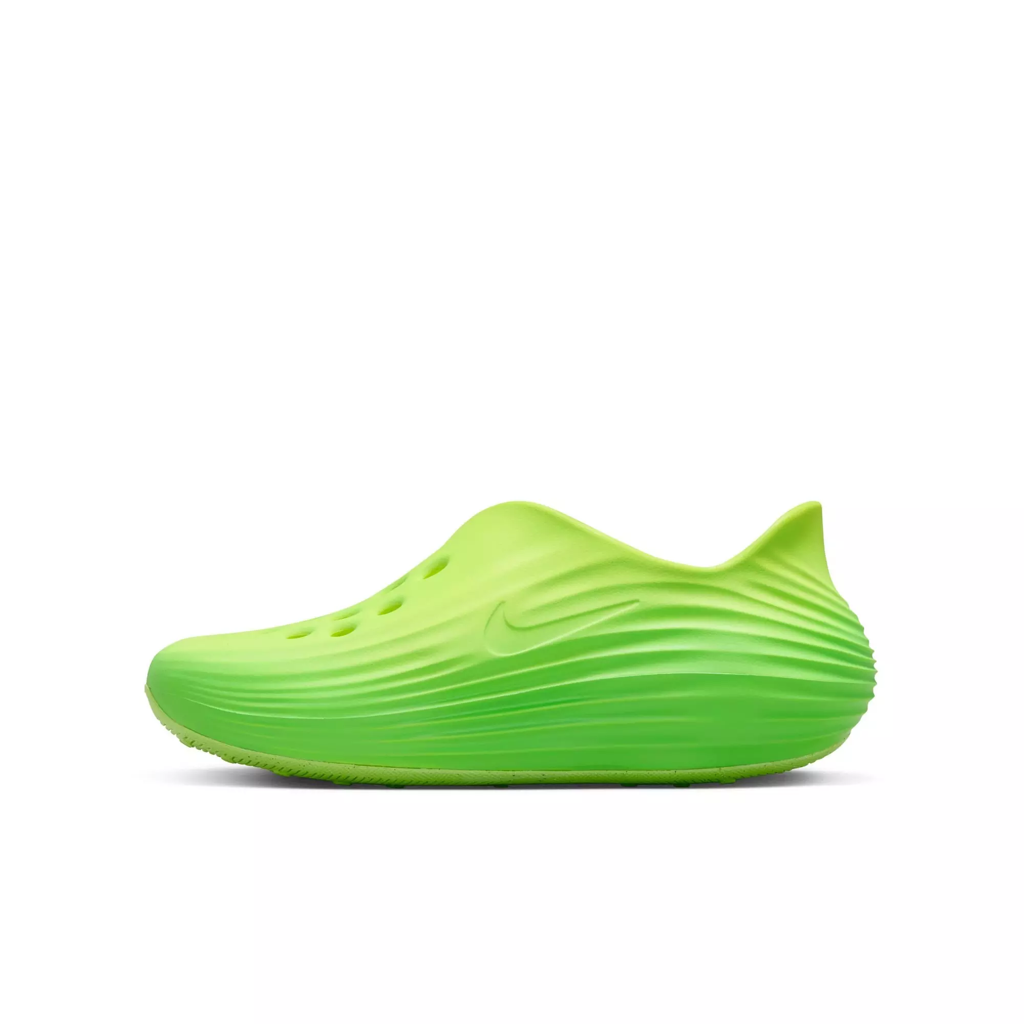 Nike ReactX Rejuven8 "Green Strike/Black/Volt" Grade School Boys' Slide - GREEN/BLACK