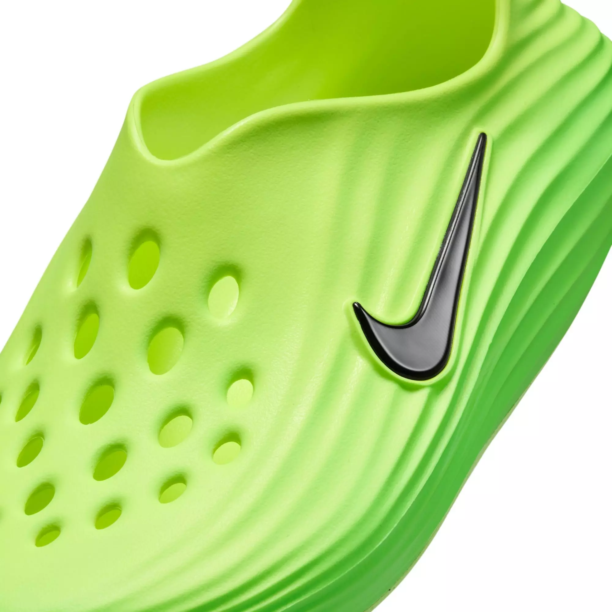 Nike ReactX Rejuven8 "Green Strike/Black/Volt" Grade School Boys' Slide - GREEN/BLACK
