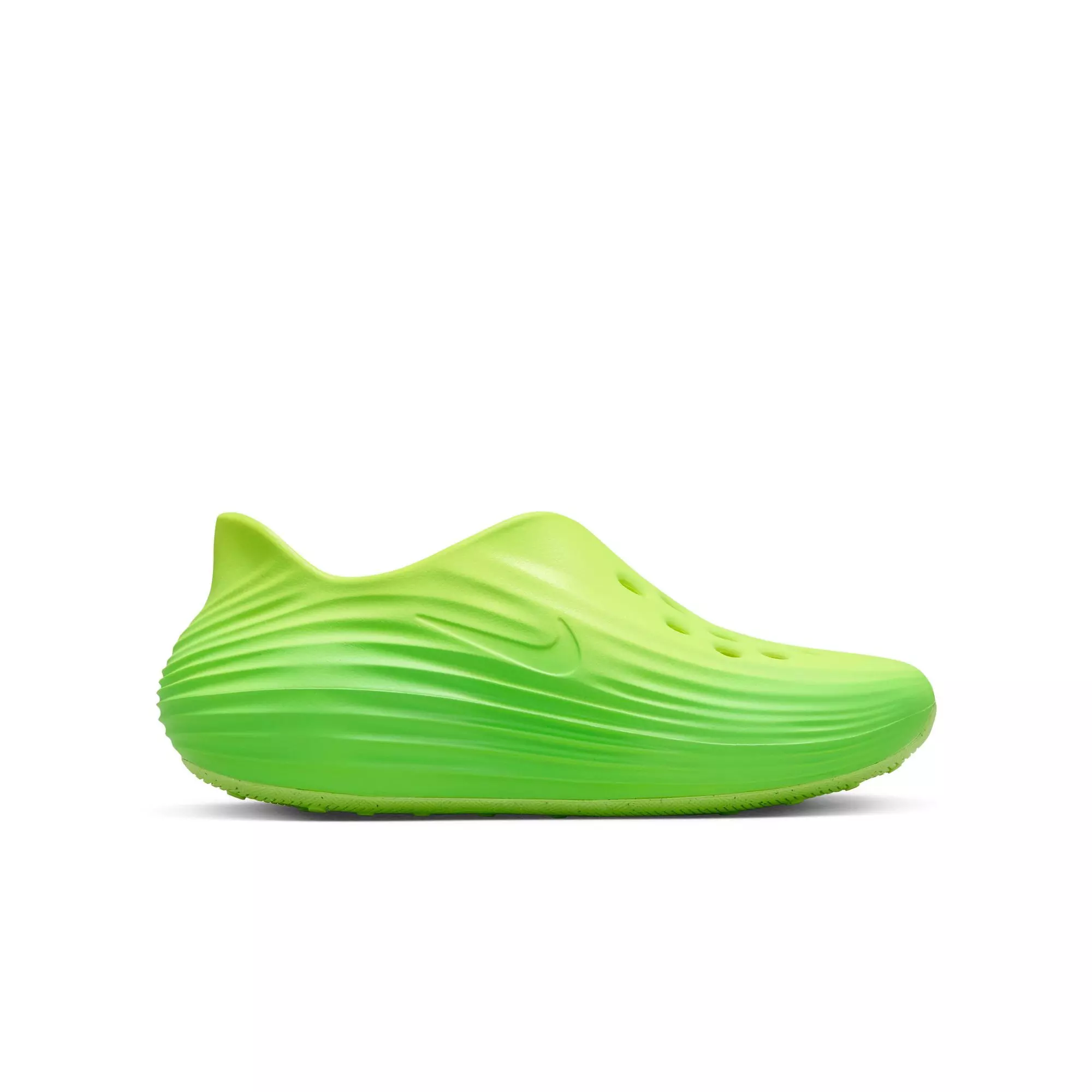 Nike ReactX Rejuven8 "Green Strike/Black/Volt" Grade School Boys' Slide - GREEN/BLACK