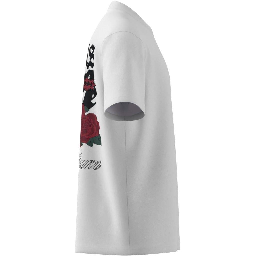 adidas Originals Men's Roses Graphic Tee - WHITE Thumbnail View 4