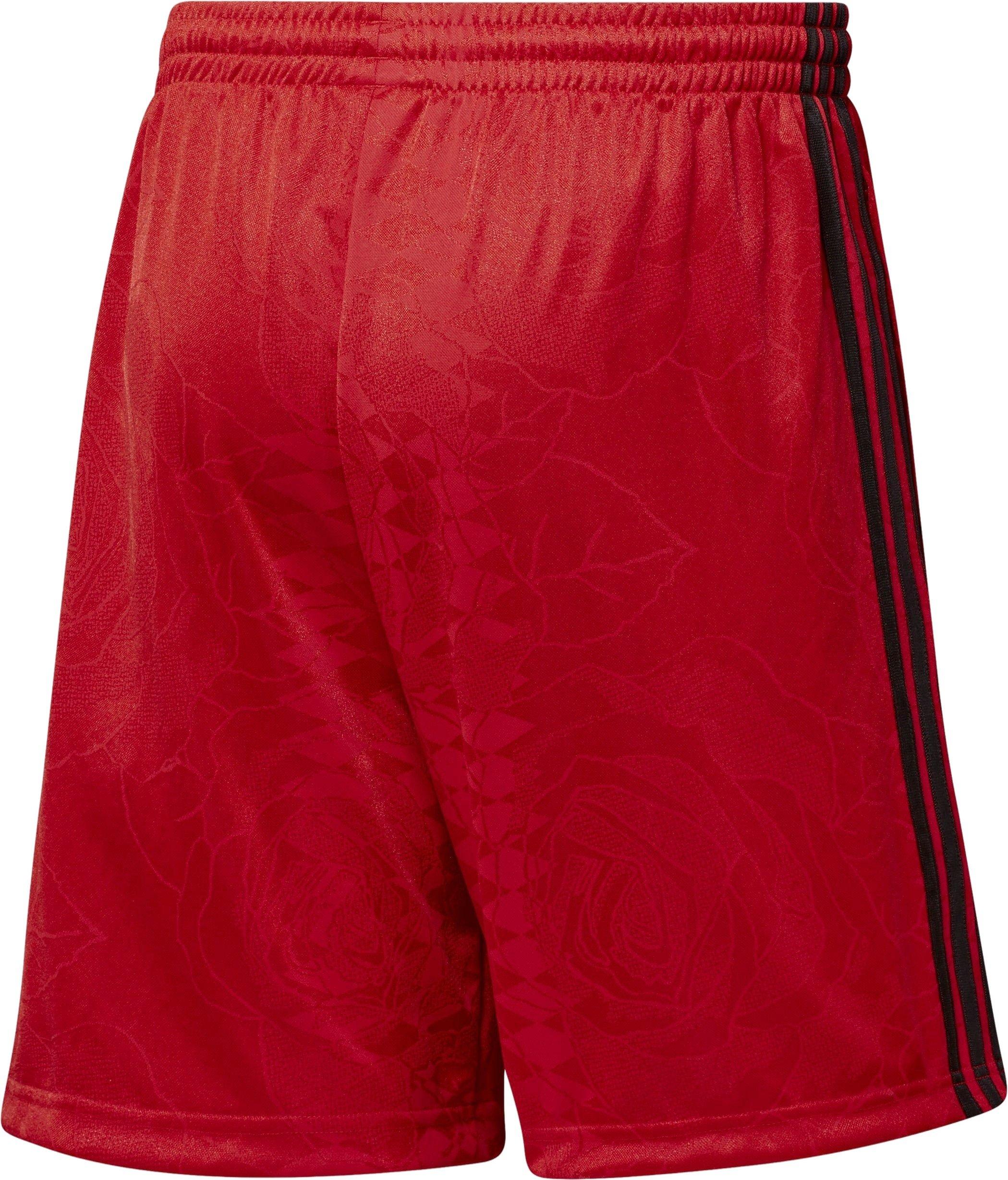 adidas Originals Men's Roses Graphic Shorts - RED/BLACK Thumbnail View 2