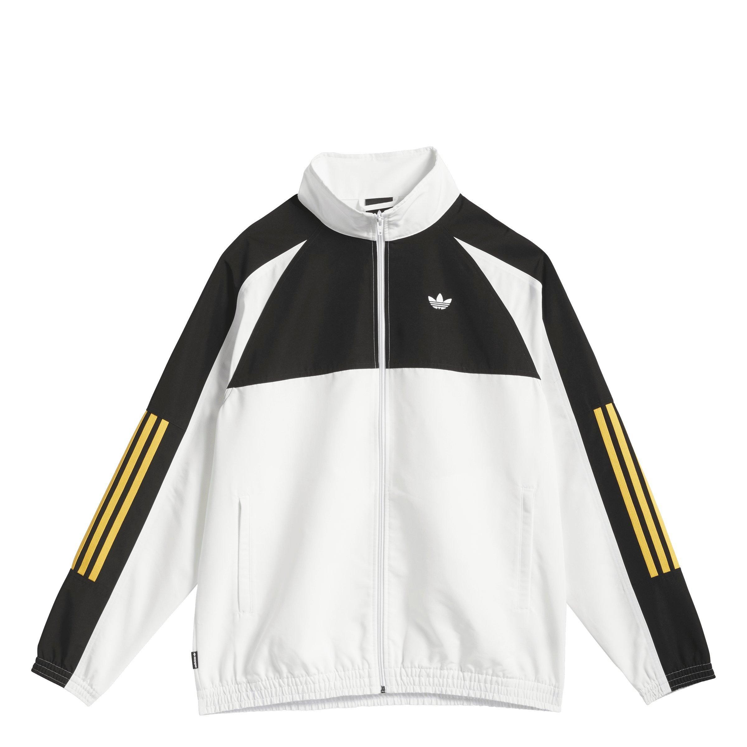 adidas Originals Men's Skateboarding Gatselle Track Jacket - WHITE/BLACK Thumbnail View 3