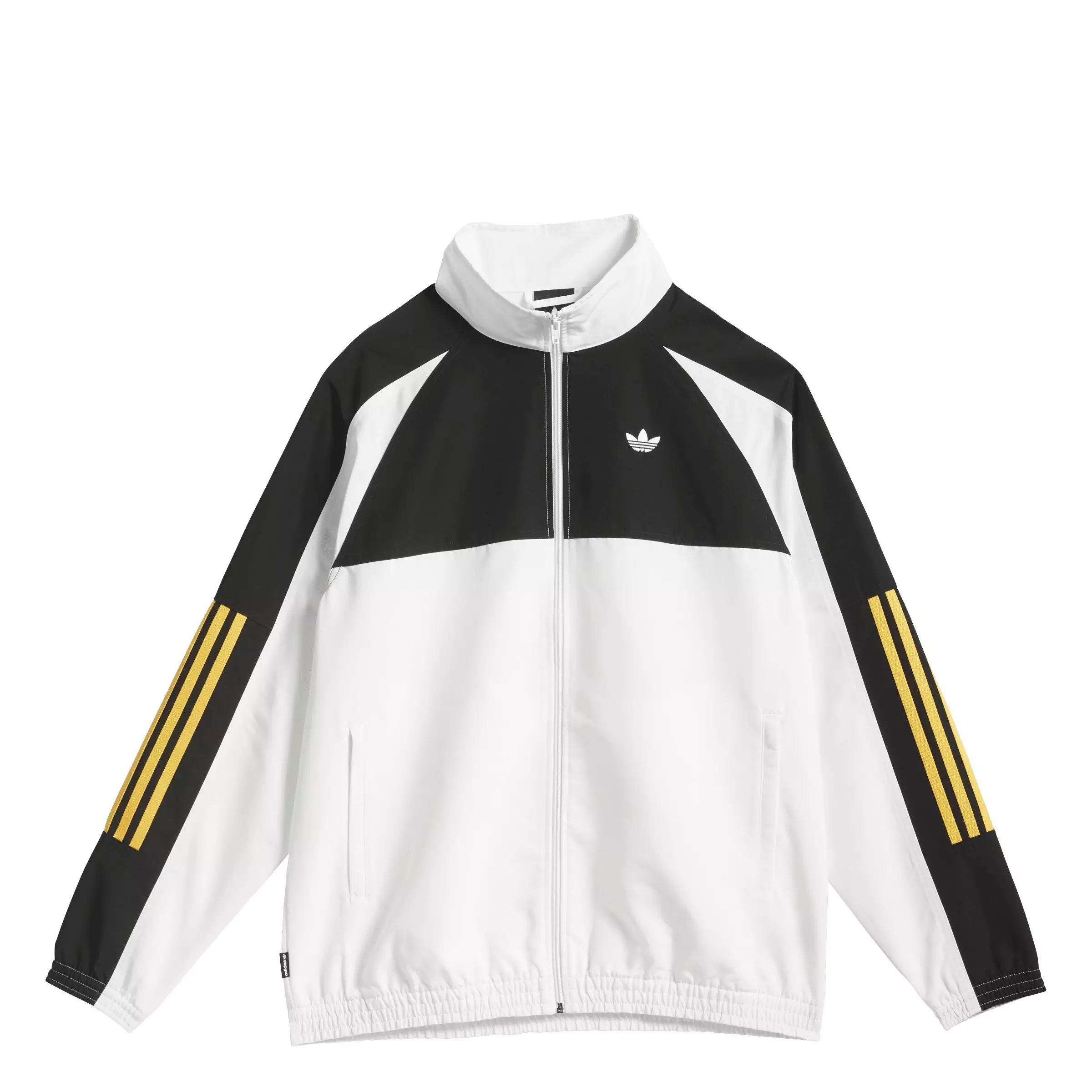 adidas Originals Men's Skateboarding Gatselle Track Jacket - WHITE/BLACK