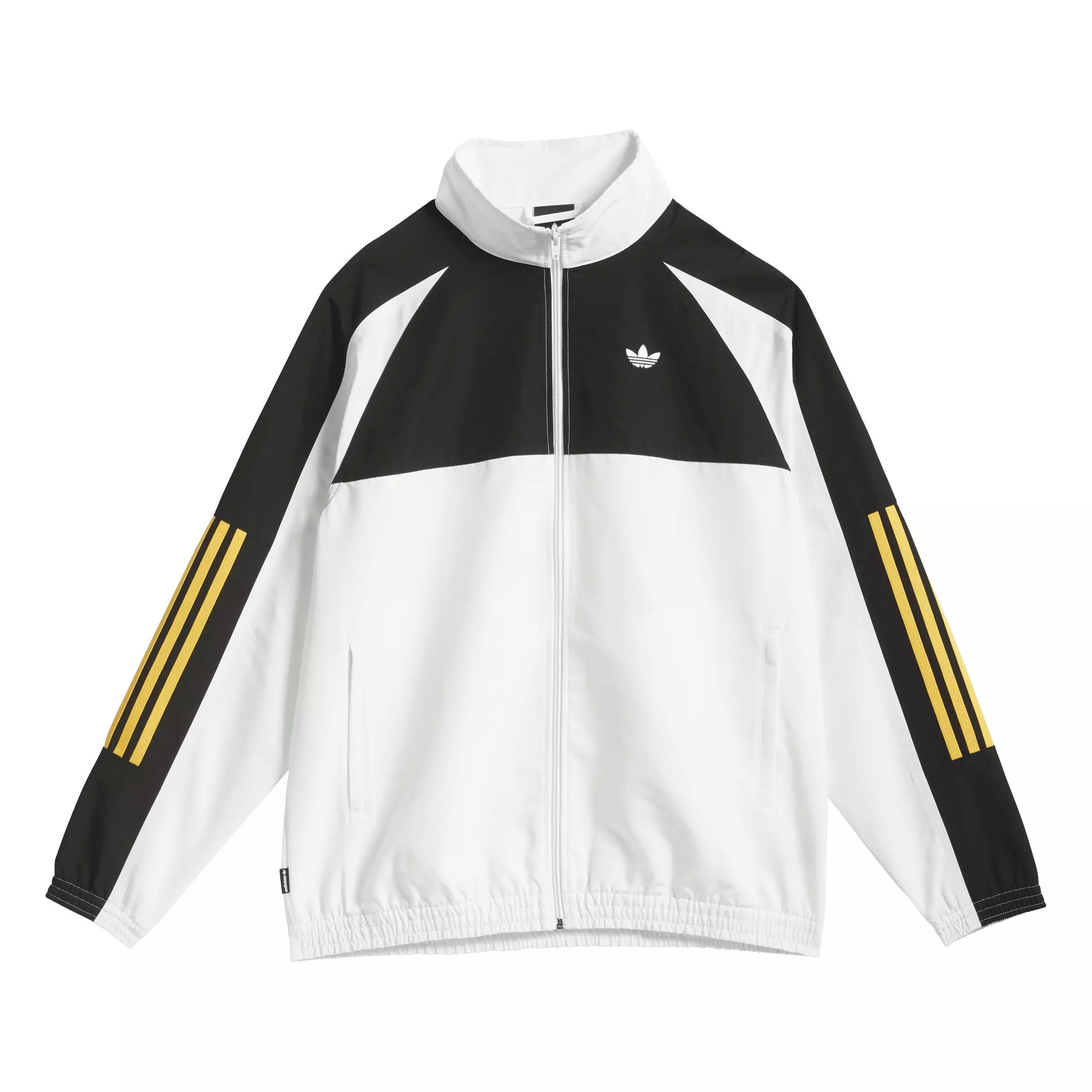 adidas Originals Men's Skateboarding Gatselle Track Jacket - WHITE/BLACK