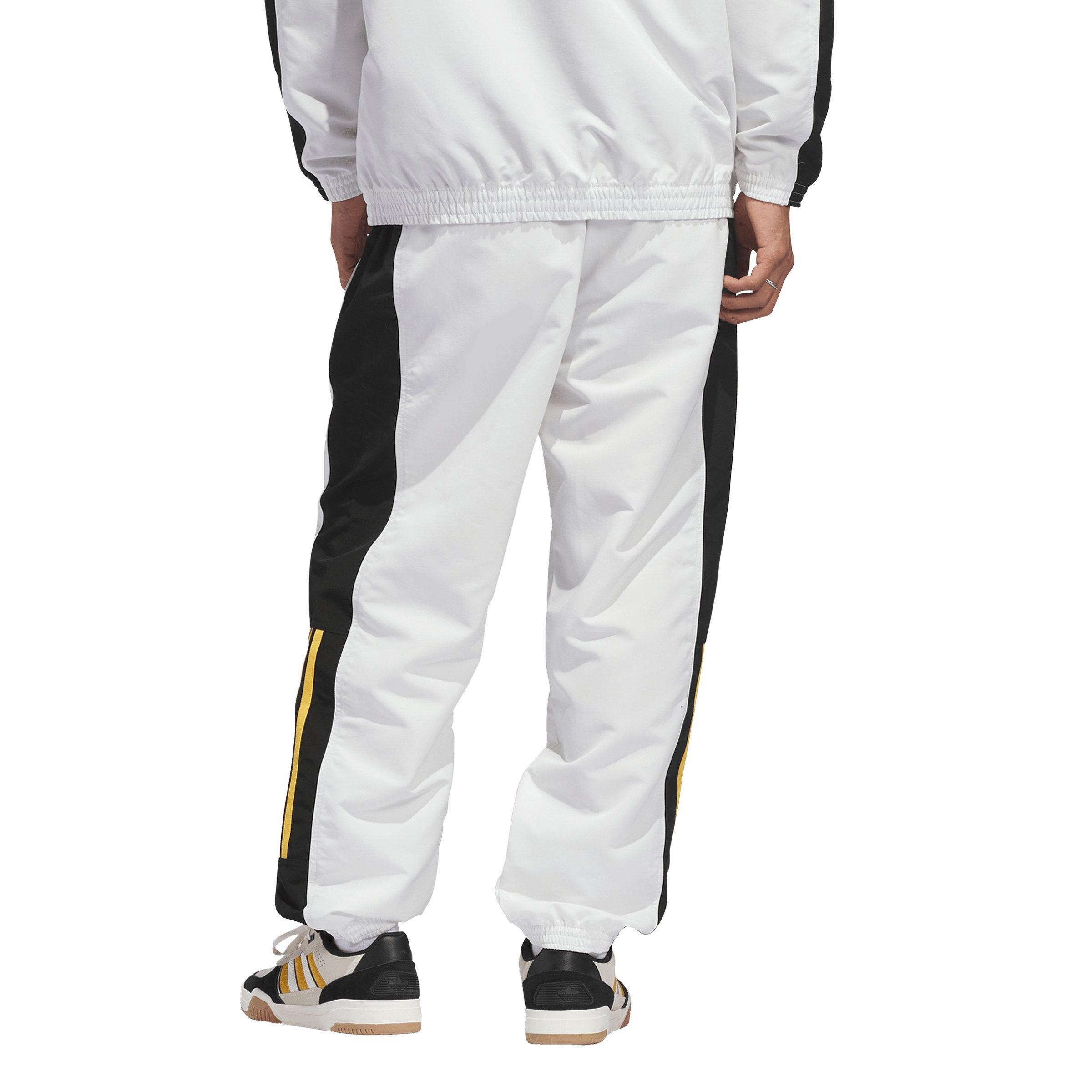 adidas Originals Men's Skateboarding Gatsele Track Pants - WHITE/BLACK Thumbnail View 2