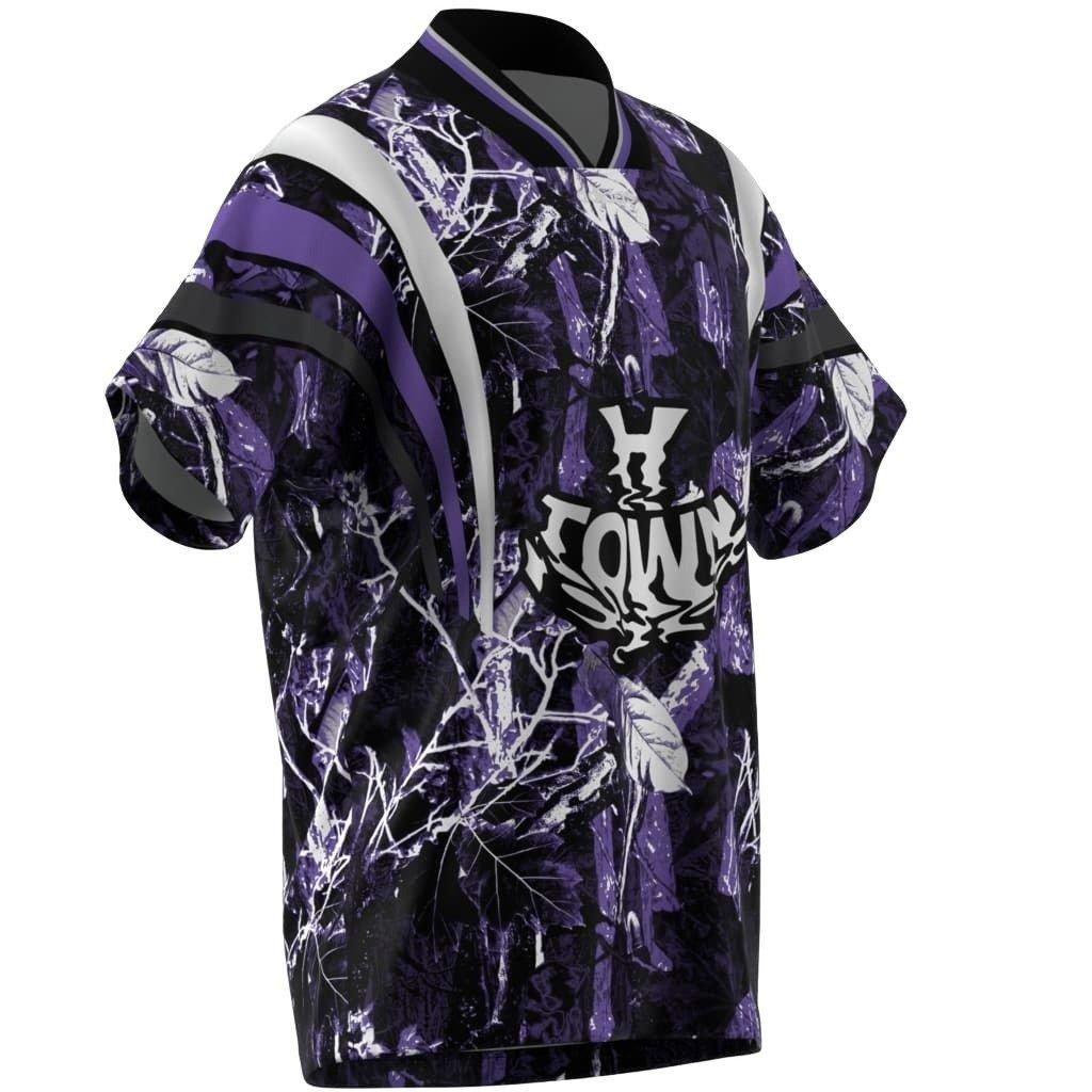 adidas Originals Men's Houston Graphic Jersey - PURPLE/BLACK Thumbnail View 5