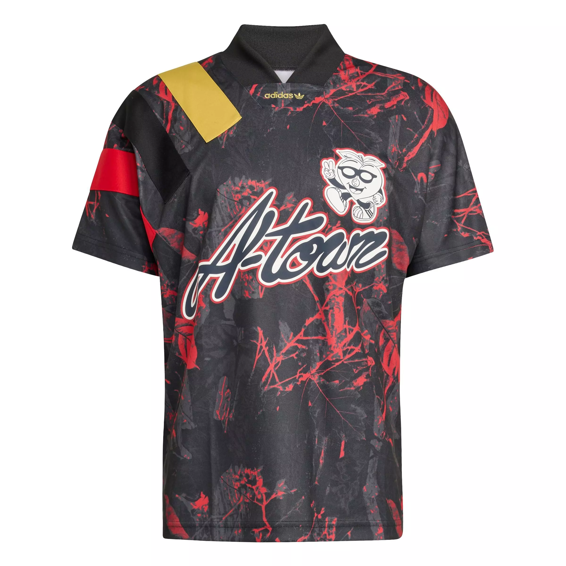 adidas Originals Men's Atlanta Graphic Jersey - BLACK/RED