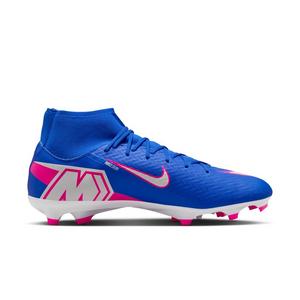 Nike Mercurial Superfly 10 Academy MG "Racer Blue/White" High-Top Men's Soccer Cleat