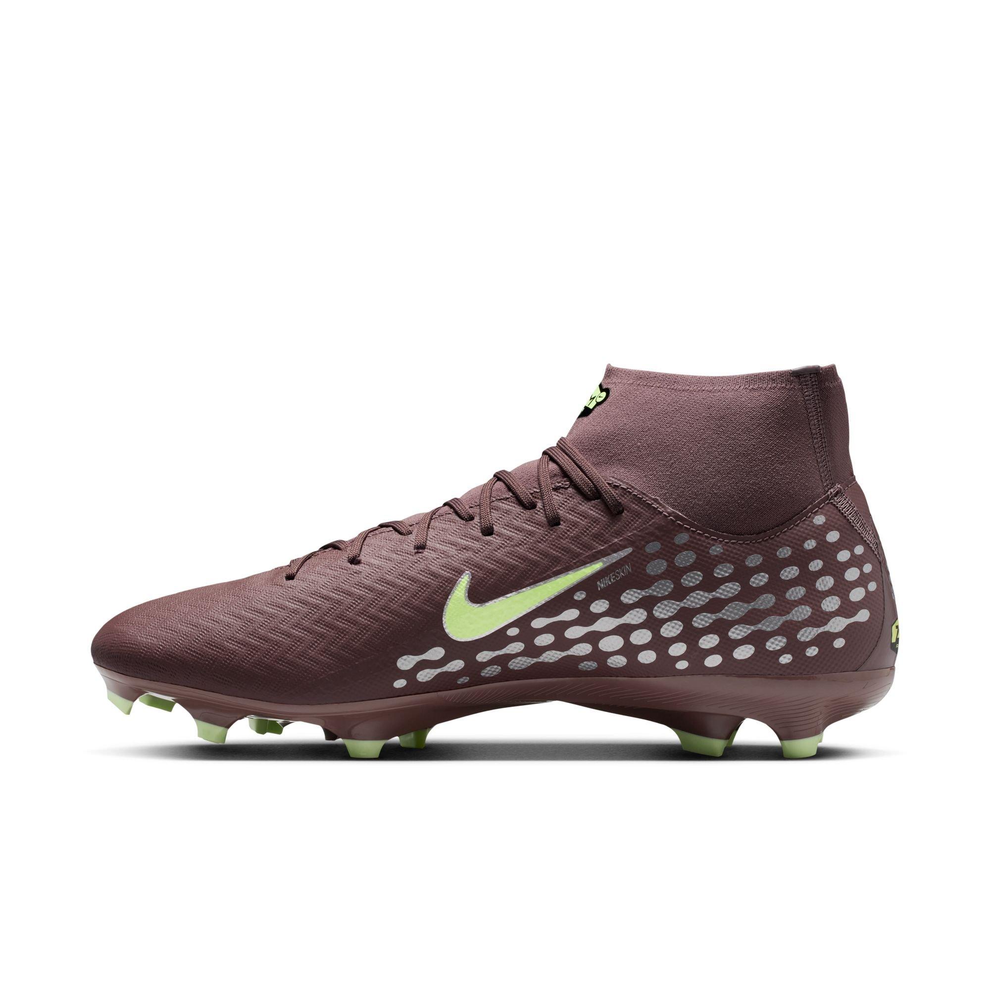 Nike Mercurial Superfly 10 Academy MG High-Top "Kylian Mbapp&eacute;" Men's Soccer Cleat - PLUM ECLIPSE/METALLIC SILVER Thumbnail View 10