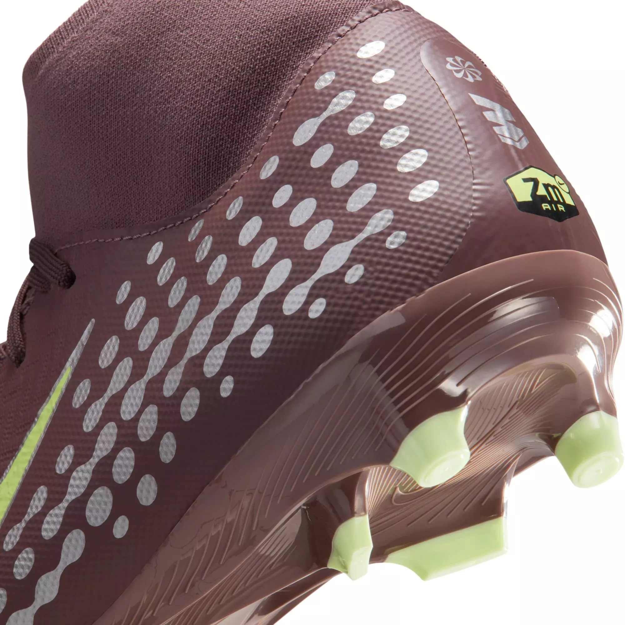 Nike Mercurial Superfly 10 Academy MG High-Top "Kylian Mbapp&eacute;" Men's Soccer Cleat - PLUM ECLIPSE/METALLIC SILVER