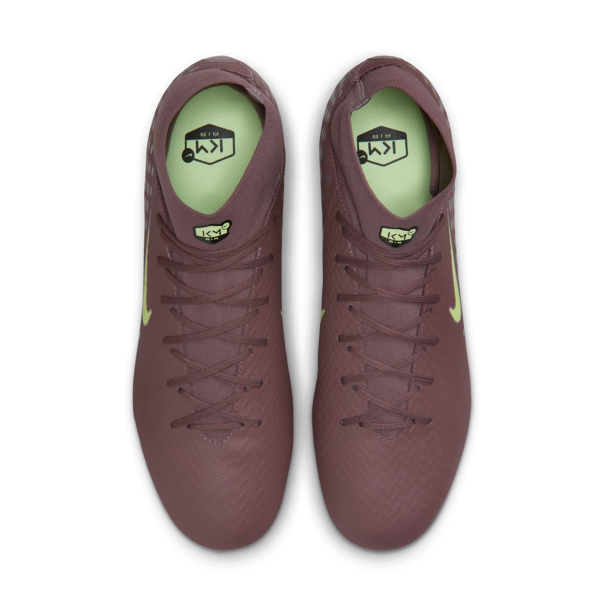 Nike Mercurial Superfly 10 Academy MG High-Top "Kylian Mbapp&eacute;" Men's Soccer Cleat - PLUM ECLIPSE/METALLIC SILVER Thumbnail View 12