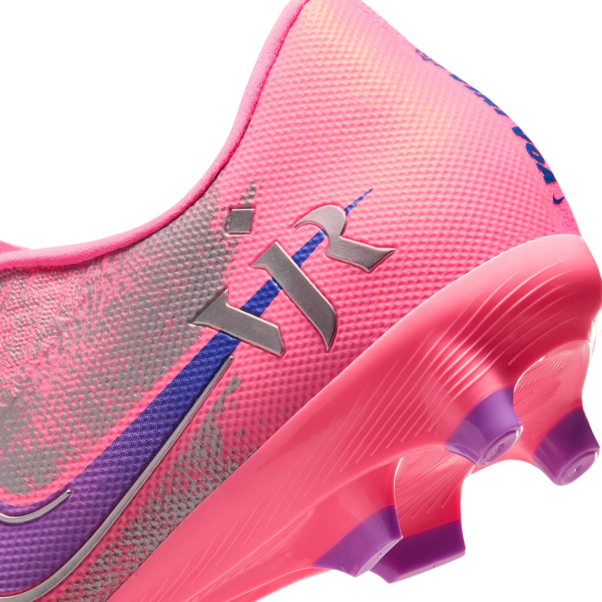 Nike Mercurial Vapor 16 Academy "Vini Jr." Men's Soccer Cleat - SUNSET PULSE/OLD ROYAL Thumbnail View 6
