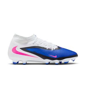Nike Phantom 6 High Academy MG "Racer Blue/Pink Blast/White" Men's Soccer Cleat