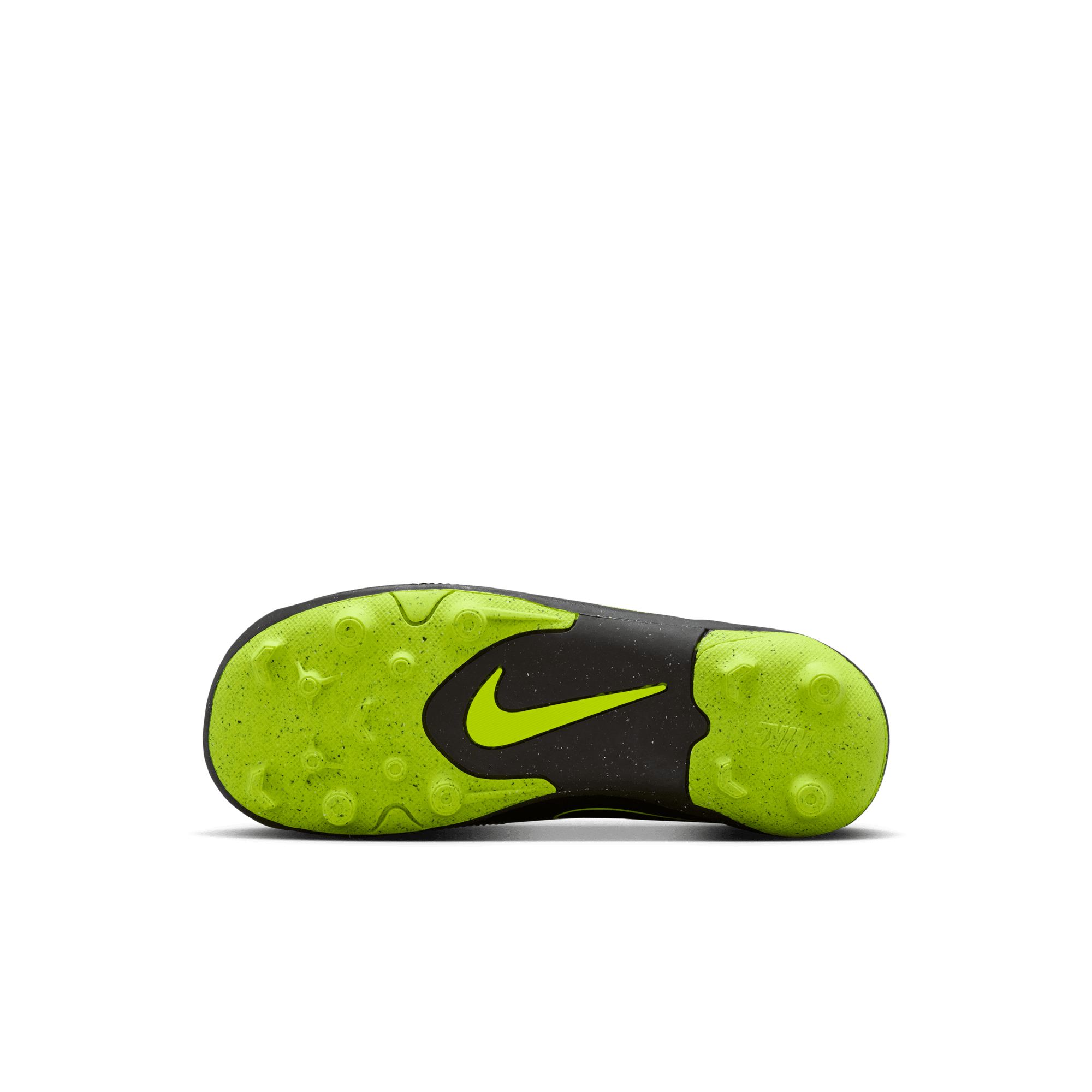 Nike Jr. Tiempo Maestro Club MG Preschool Kids' "Black/Volt" Soccer Cleat