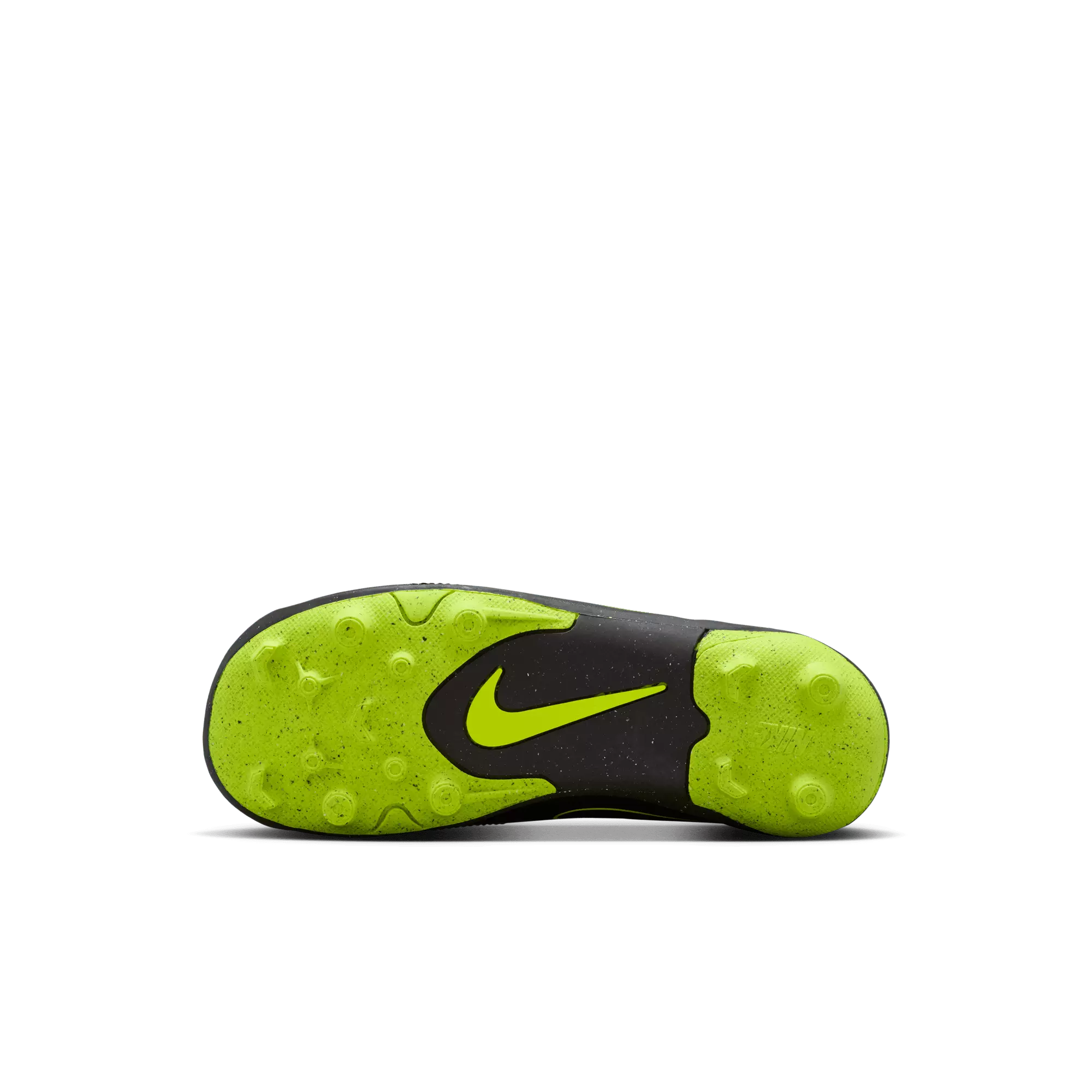 Nike Jr. Tiempo Maestro Club MG "Black/Volt" Preschool Kids' Soccer Cleat - BLACK/VOLT