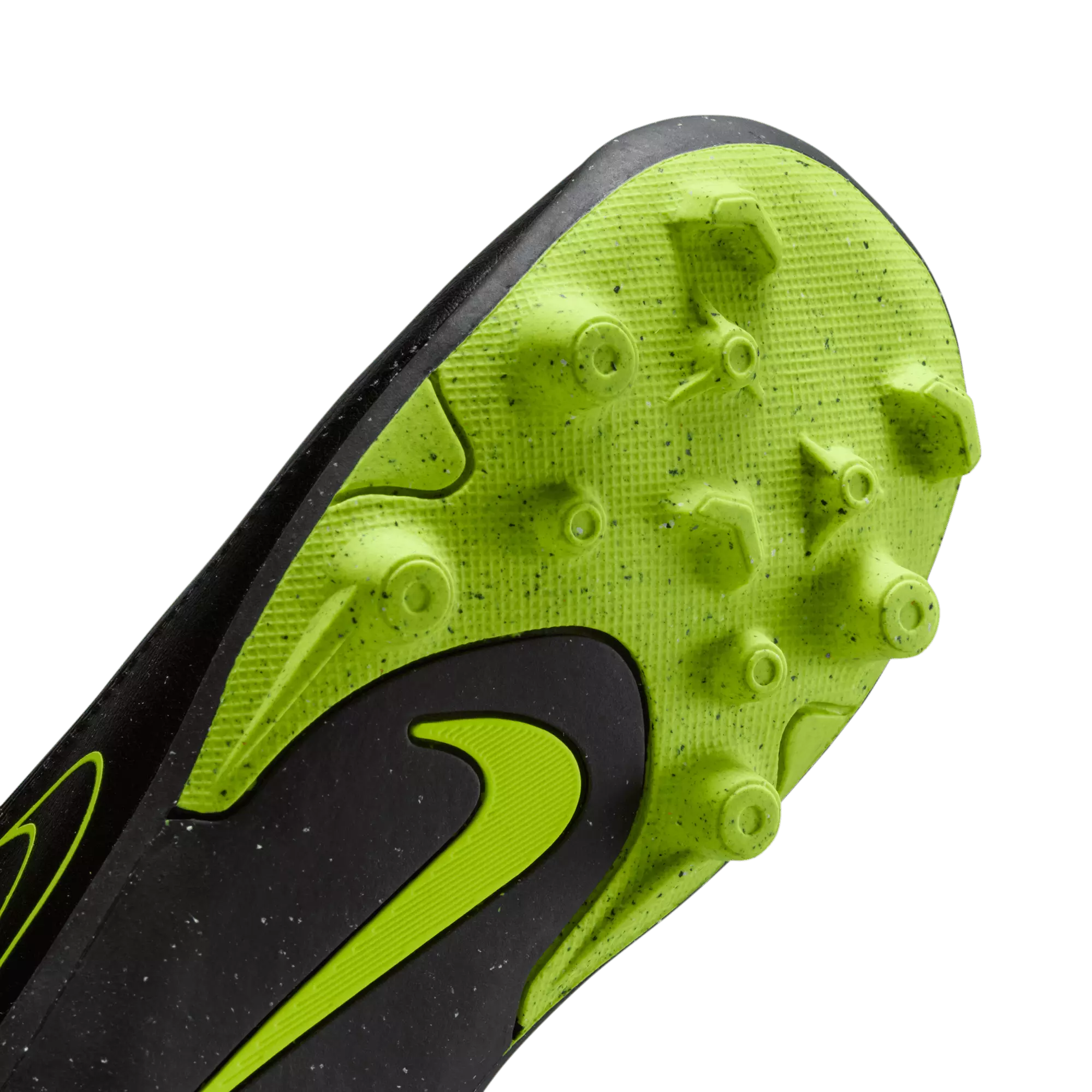 Nike Jr. Tiempo Maestro Club MG "Black/Volt" Preschool Kids' Soccer Cleat - BLACK/VOLT