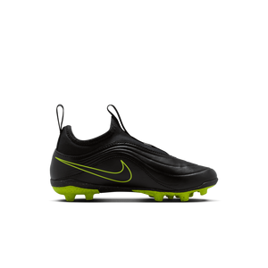 Nike Jr. Tiempo Maestro Club MG "Black/Volt" Preschool Kids' Soccer Cleat